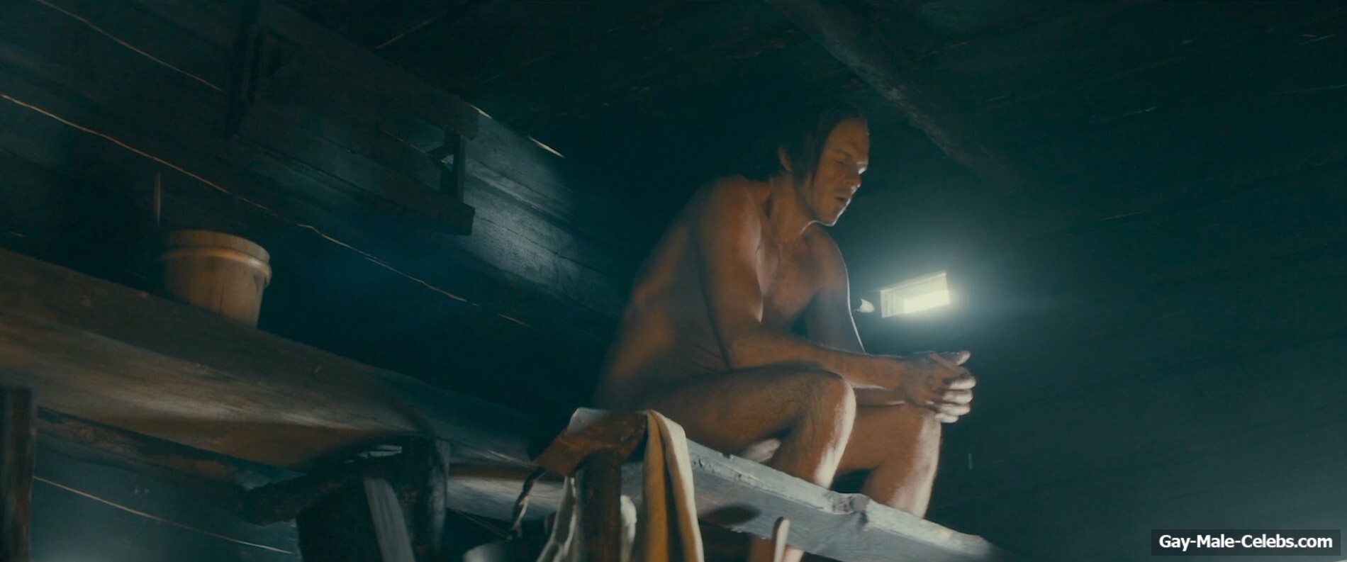 Gustaf Skarsgrd naked in To Cook a Bear