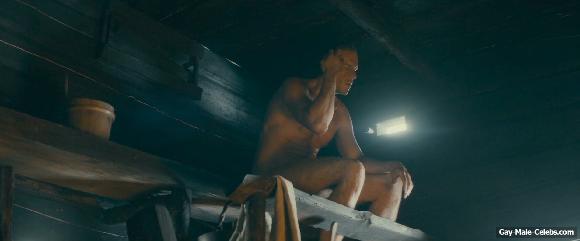 Gustaf Skarsgrd naked in To Cook a Bear