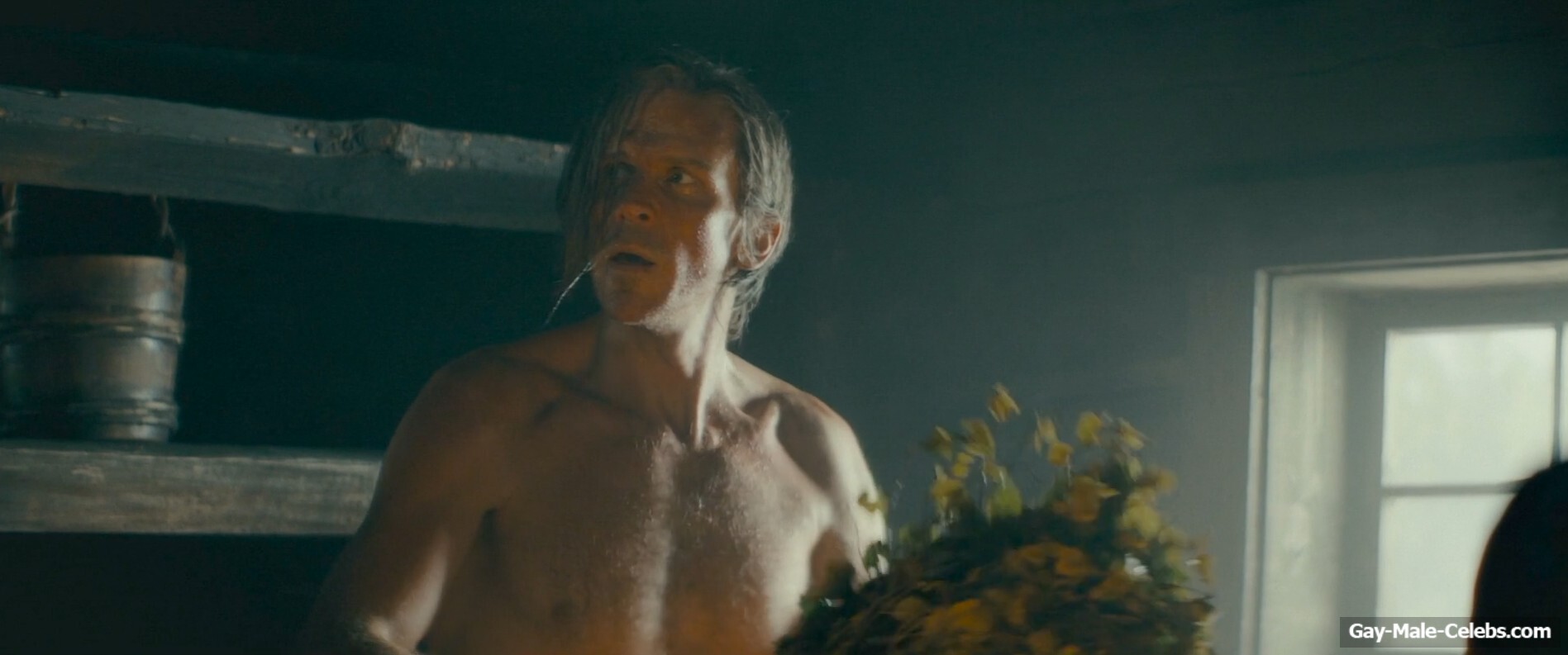 Gustaf Skarsgrd naked in To Cook a Bear