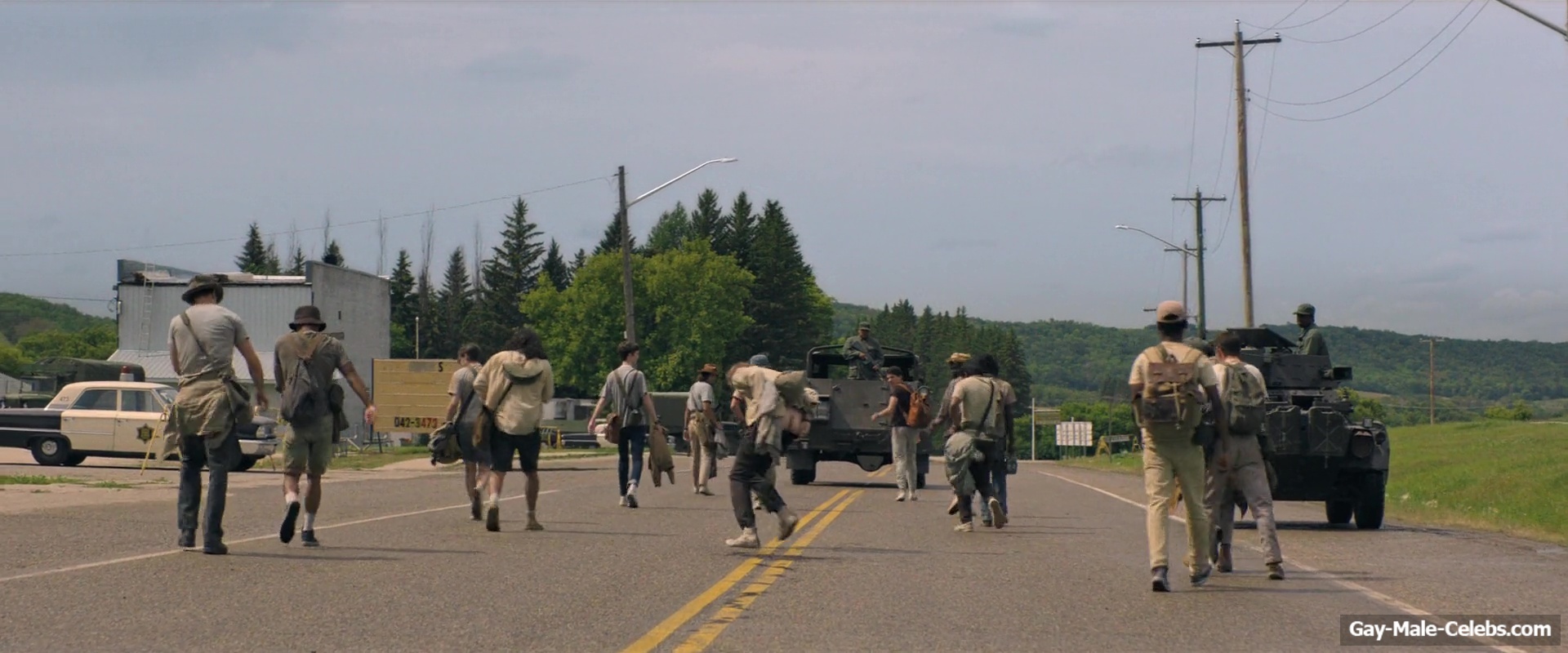 Jack Giffin Nude Ass Scenes From The Long Walk