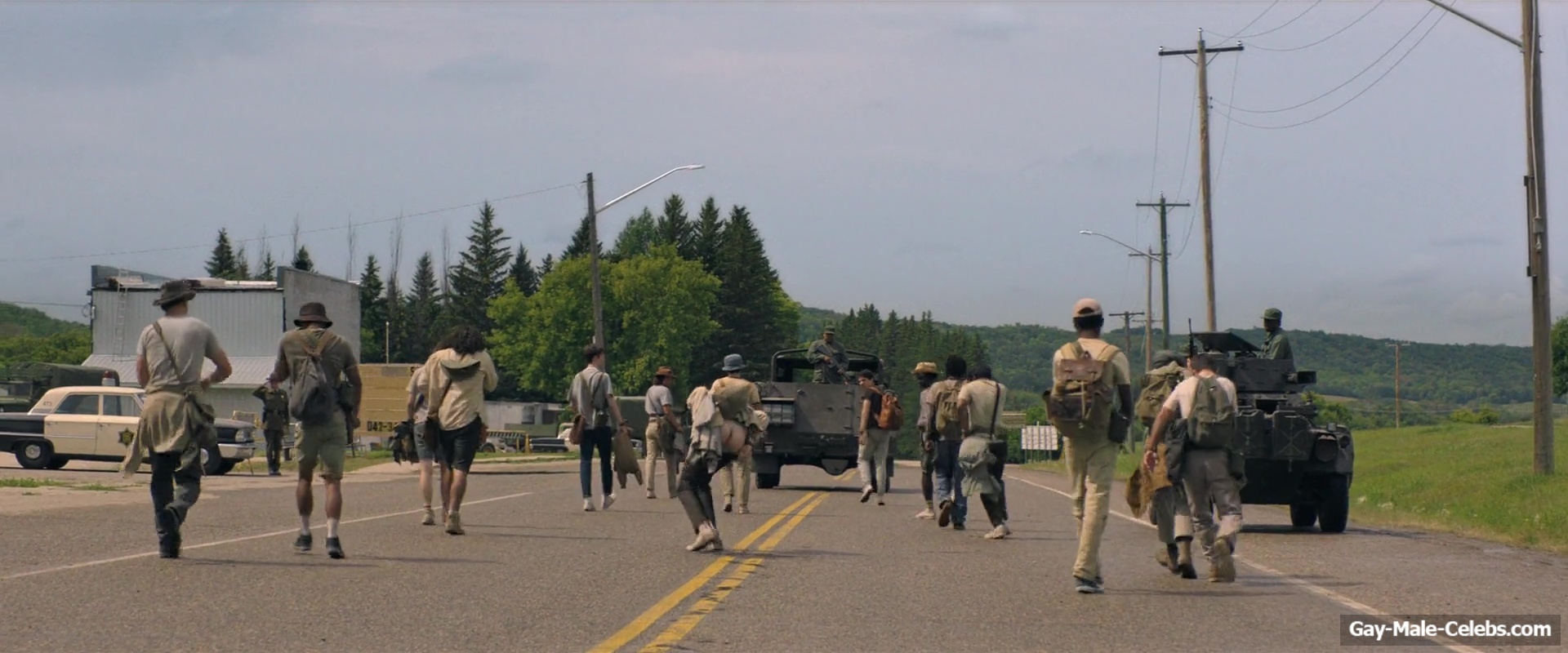 Jack Giffin Nude Ass Scenes From The Long Walk