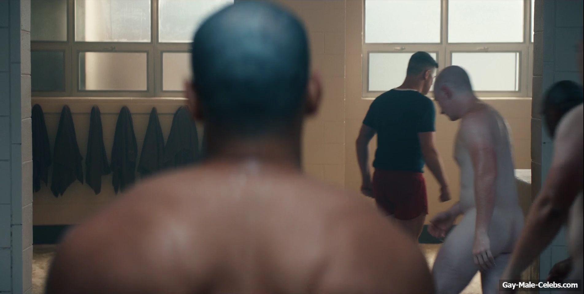 Miles Heizer nude shower in Boots