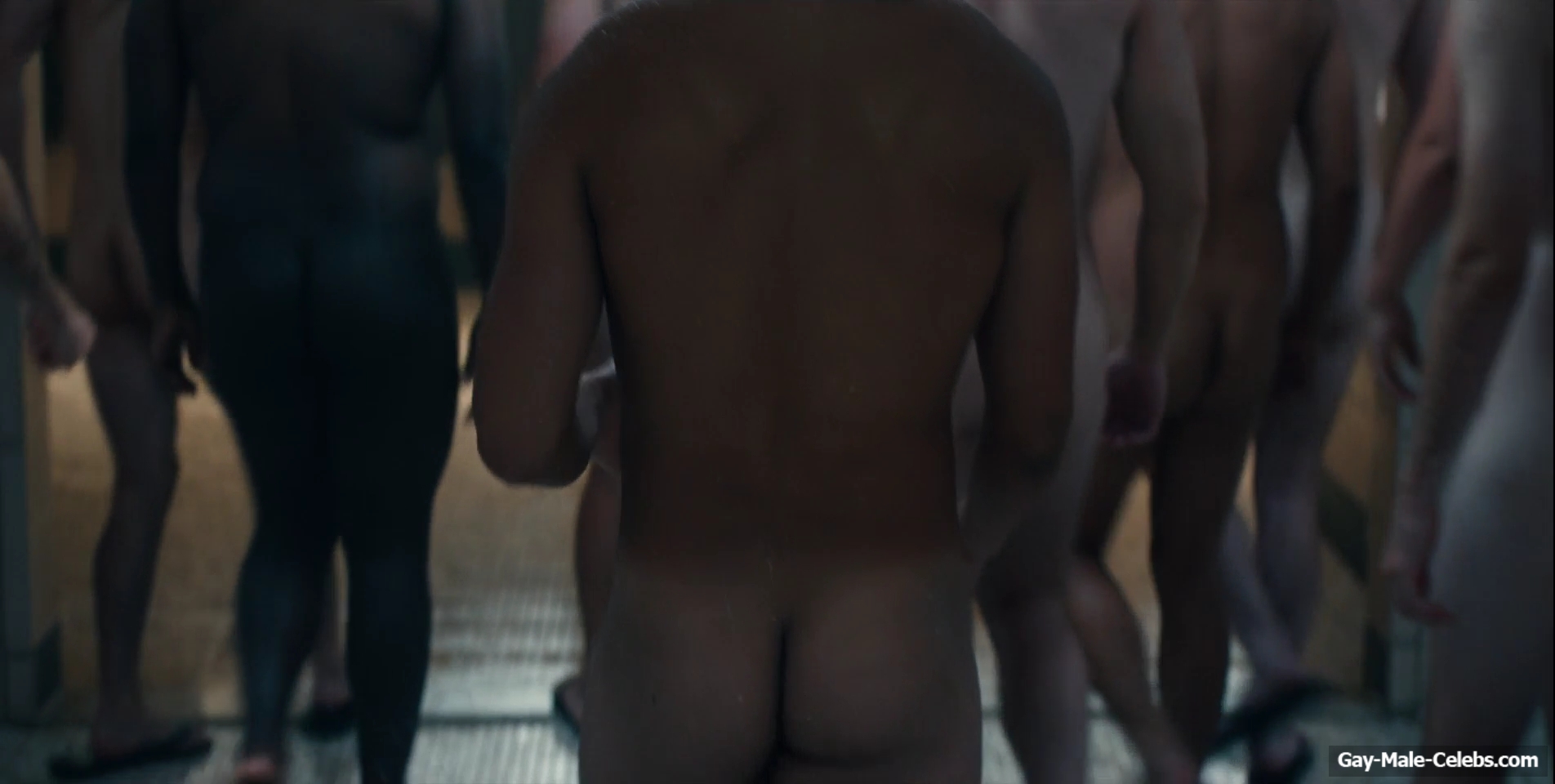 Miles Heizer nude shower in Boots