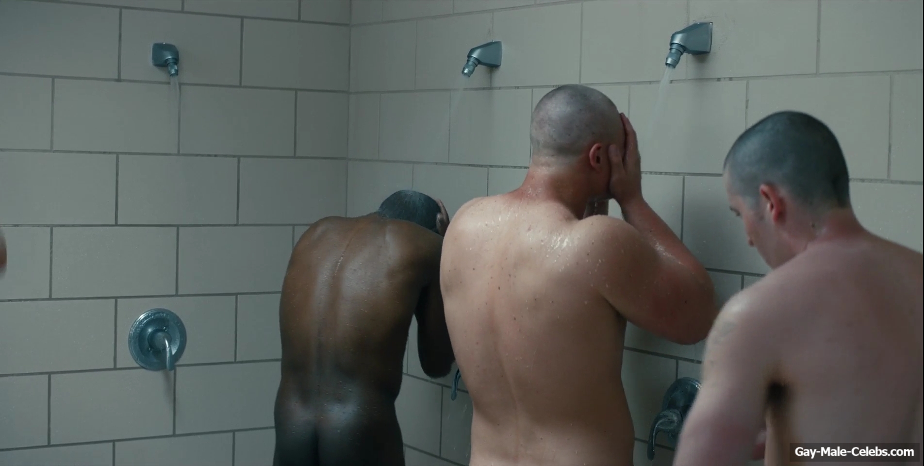 Miles Heizer nude shower in Boots