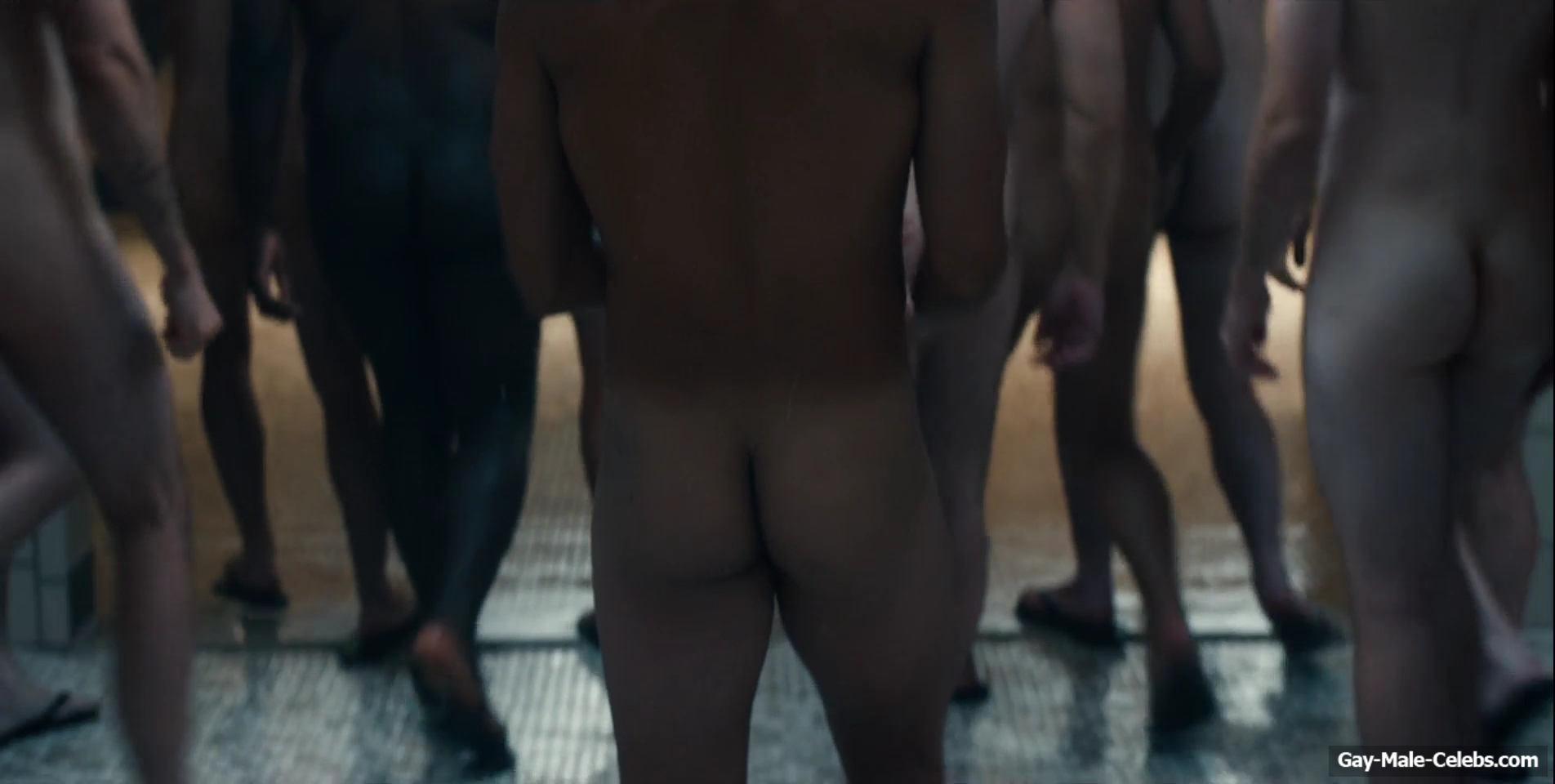 Miles Heizer nude shower in Boots