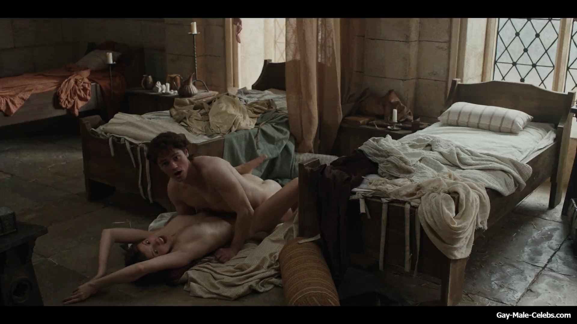 Henry Rowley Showing His Bare Ass During Sex In Robin Hood