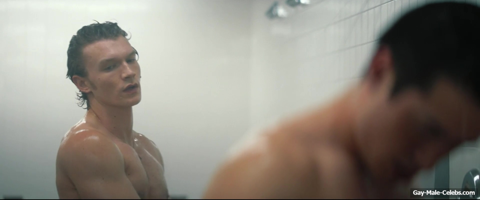 Hudson Williams & Connor Storrie Nude Shower Scene in Heated Rivalry