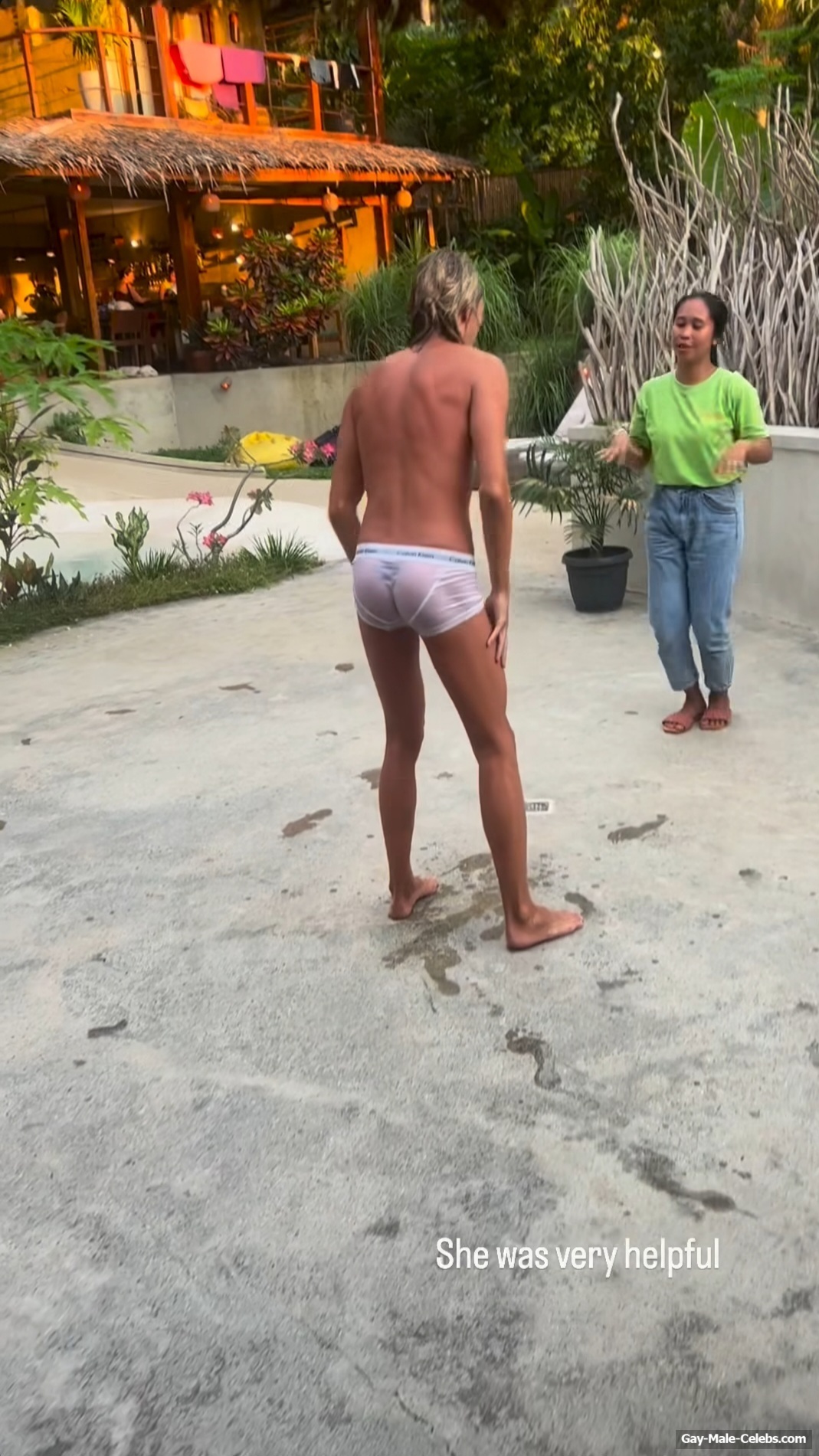 Jared Celma wet underwear