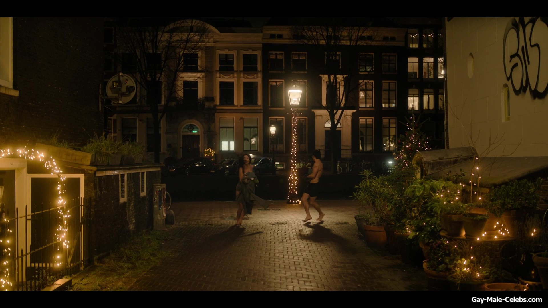 Joe Jonas Shirtless & Wet Underwear Scenes in A Very Jonas Christmas Movie