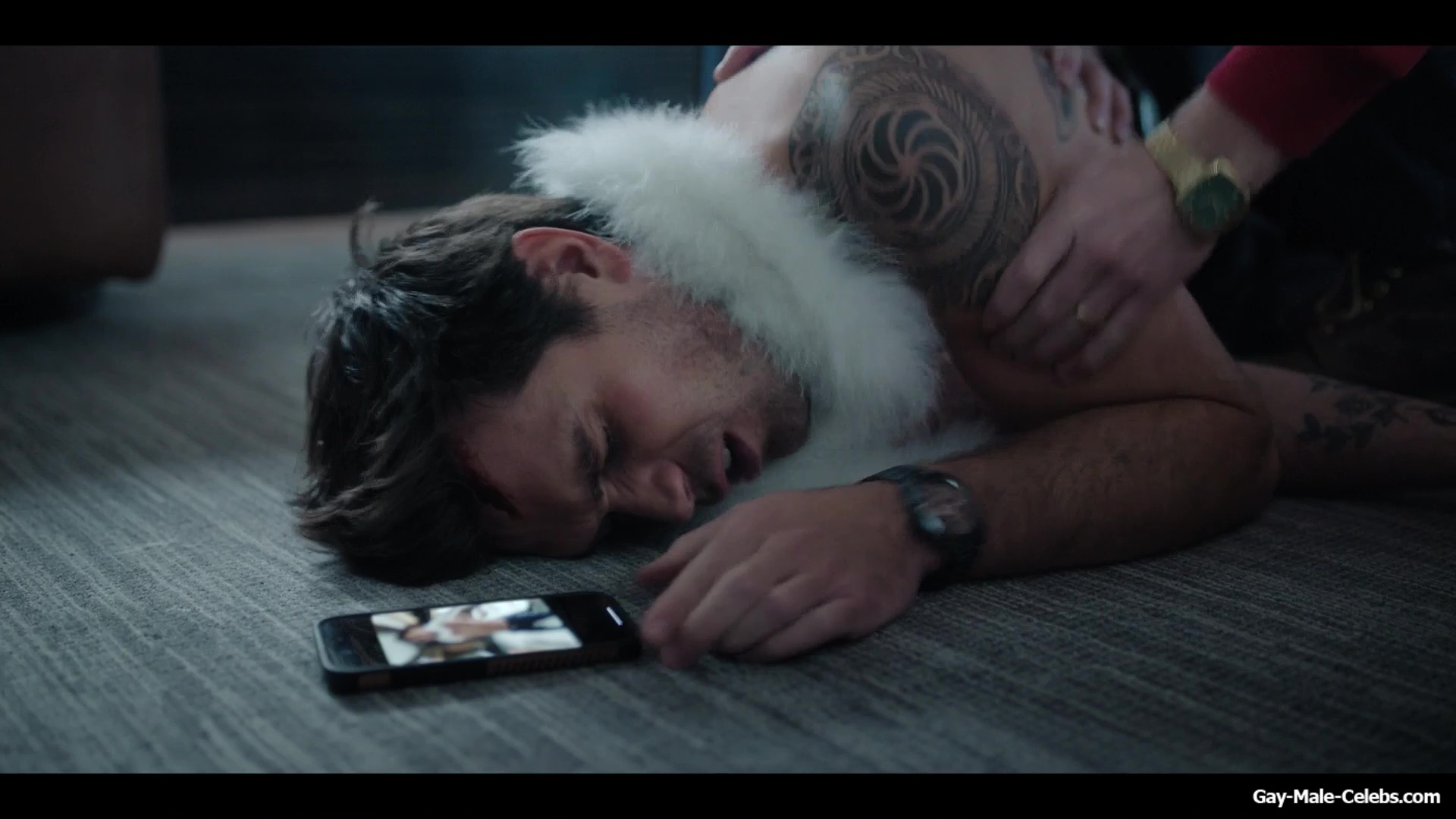 KJ Apa Shirtless & Hot in A Very Jonas Christmas Movie