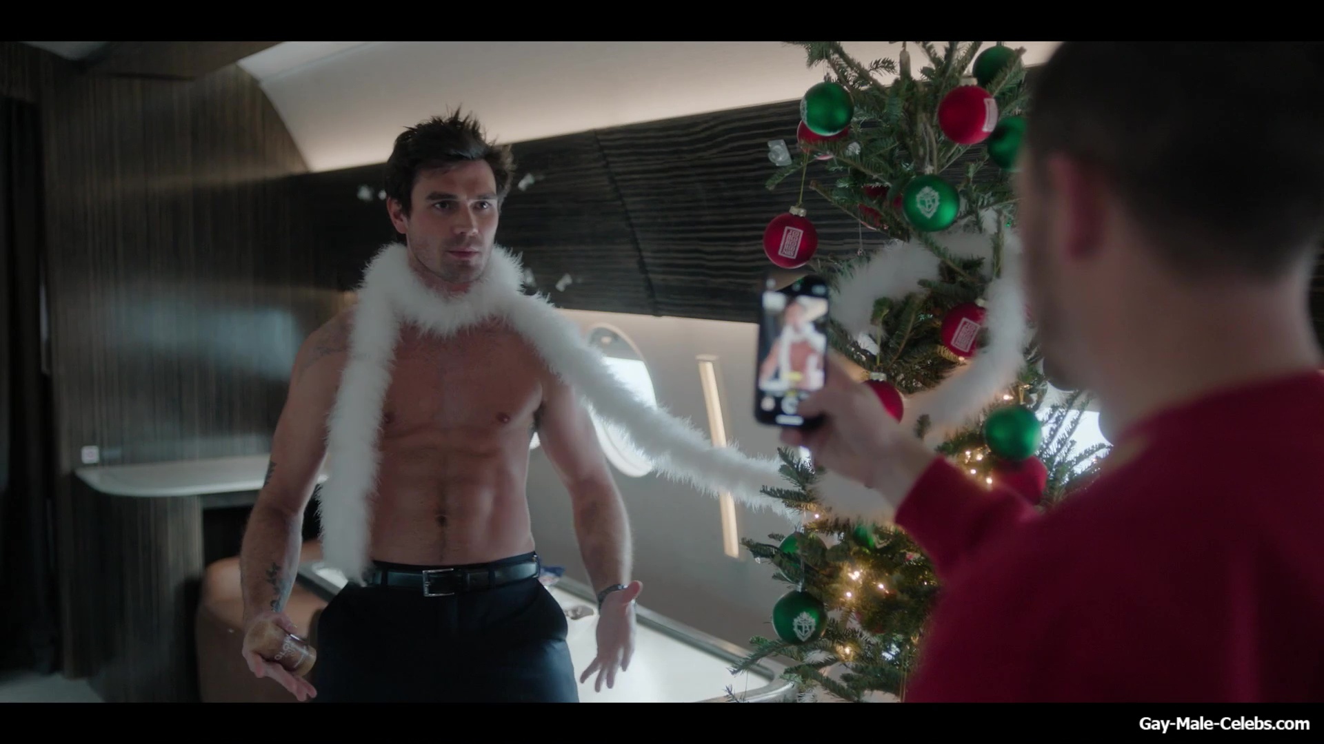 KJ Apa Shirtless & Hot in A Very Jonas Christmas Movie