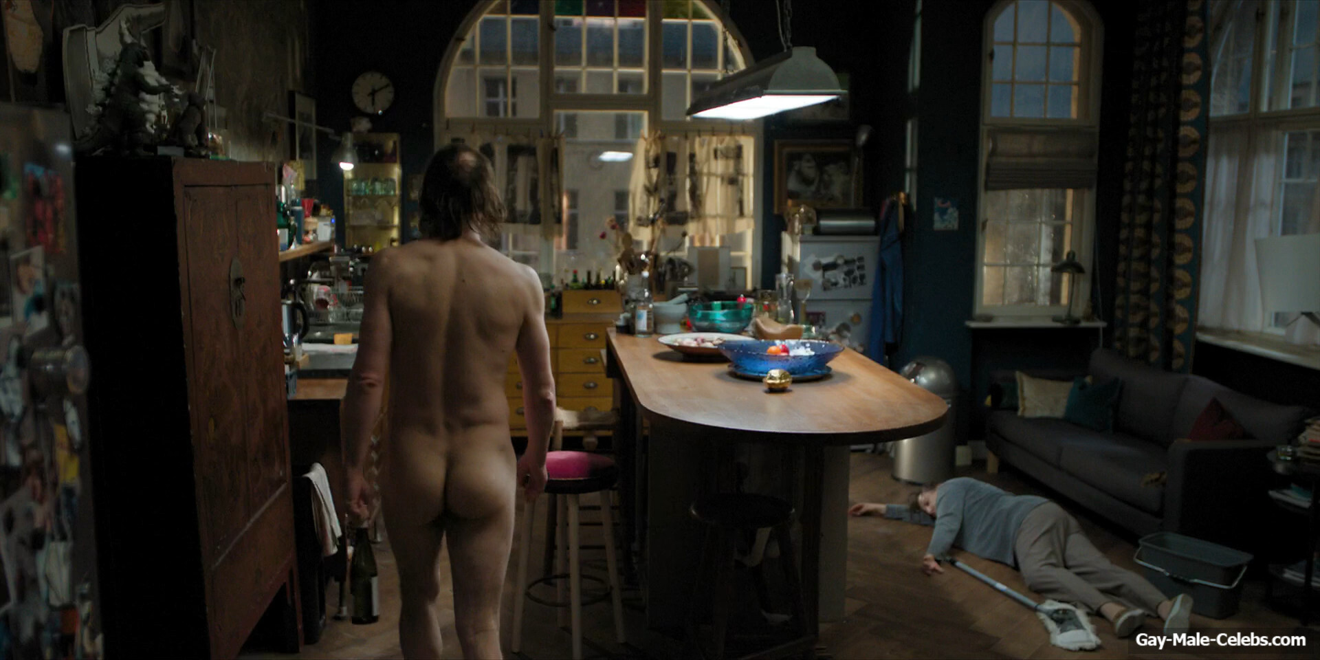 Lars Eidinger nude male ass