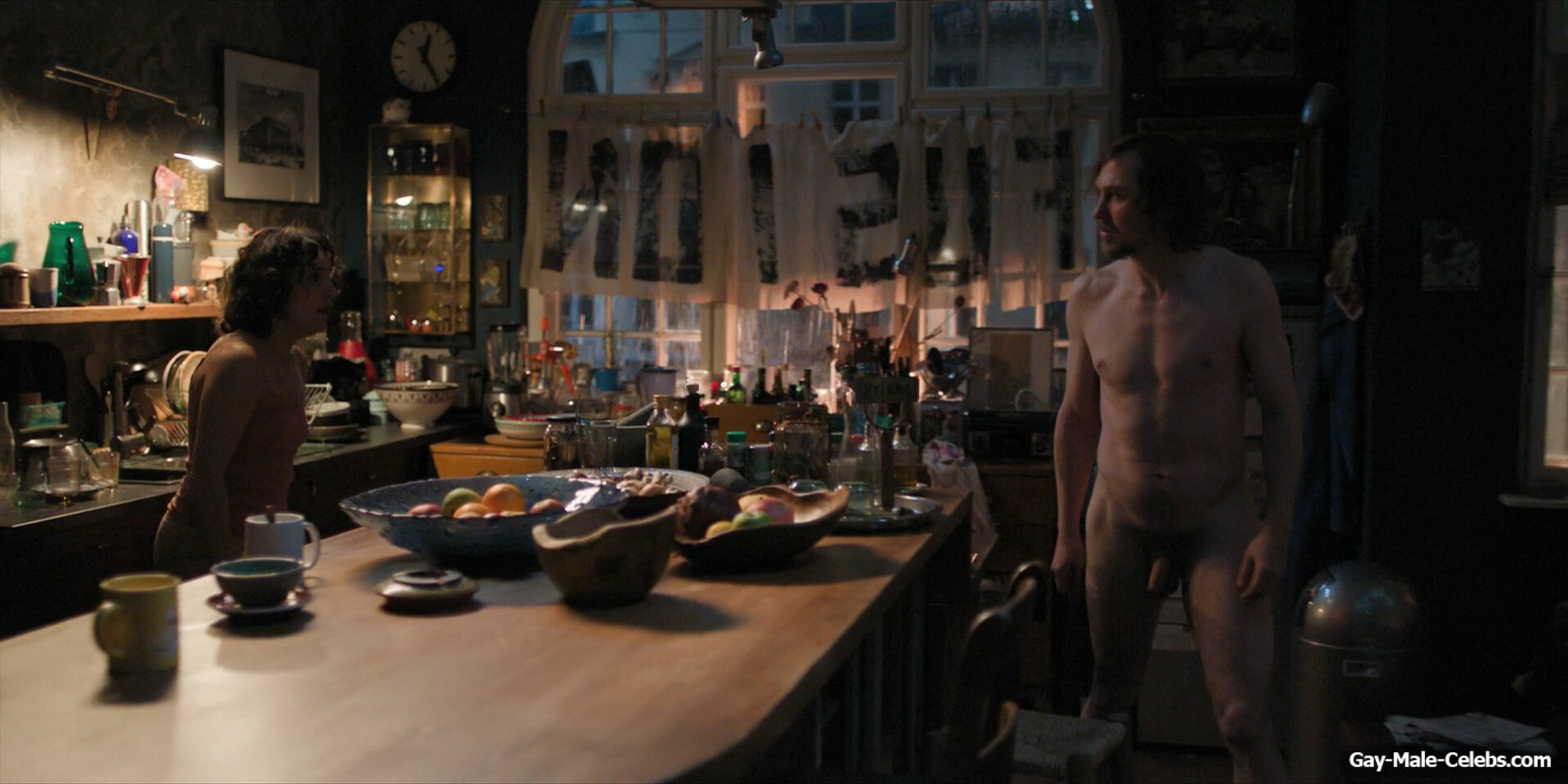 Lars Eidinger Frontal Nude in The Light