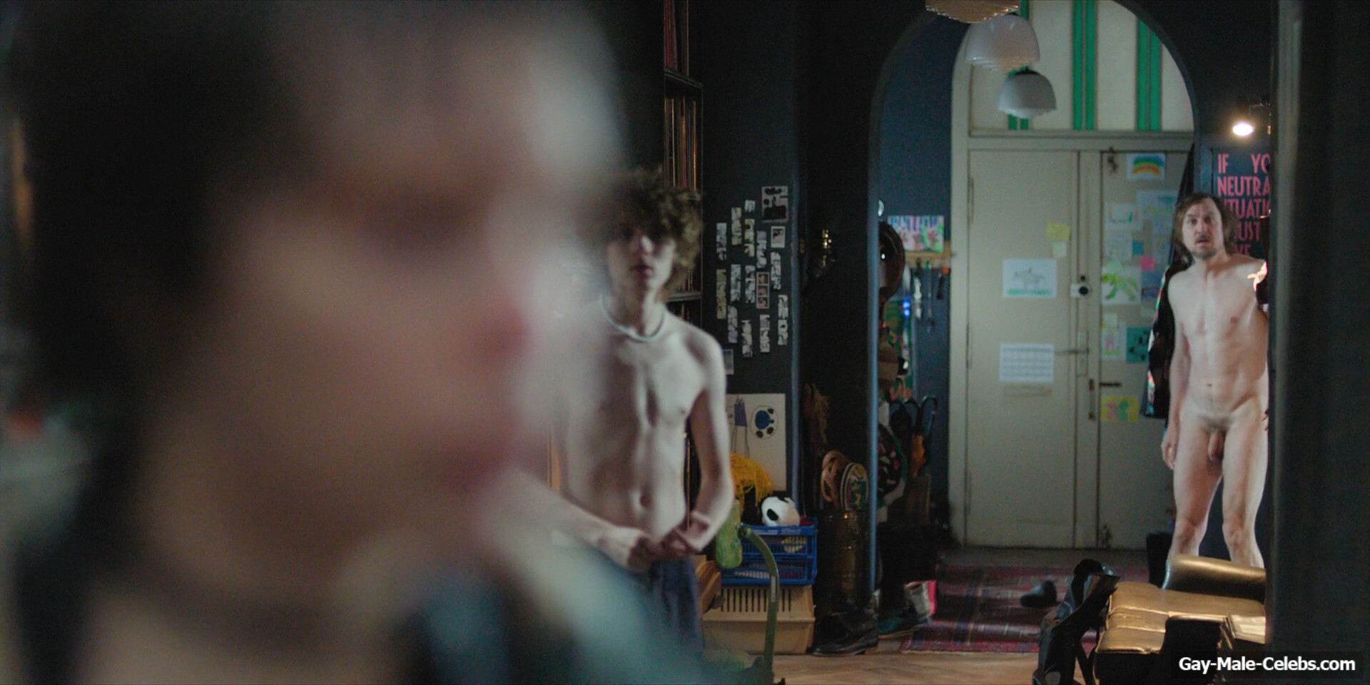 Lars Eidinger Frontal Nude in The Light