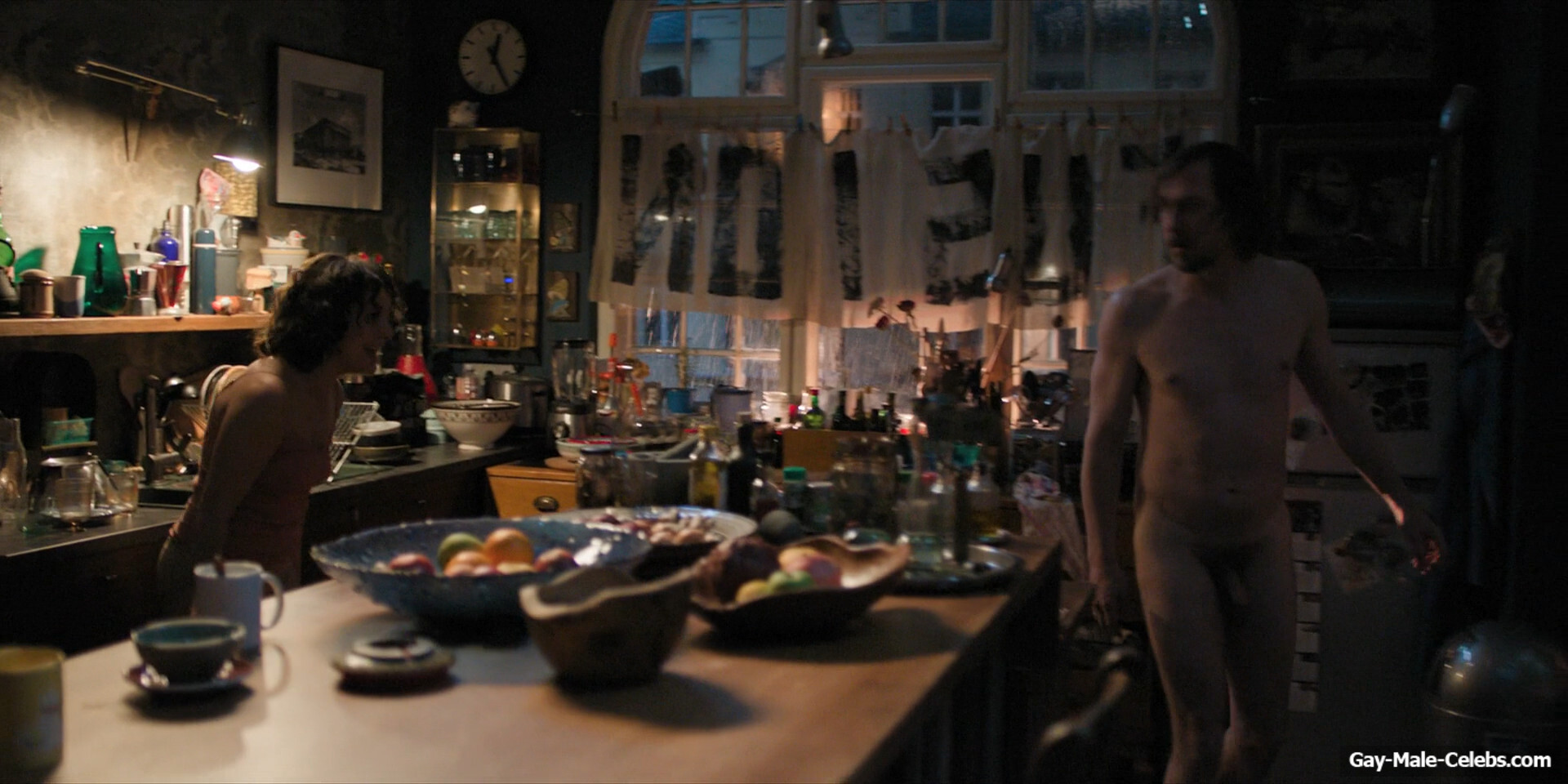 Lars Eidinger Frontal Nude in The Light