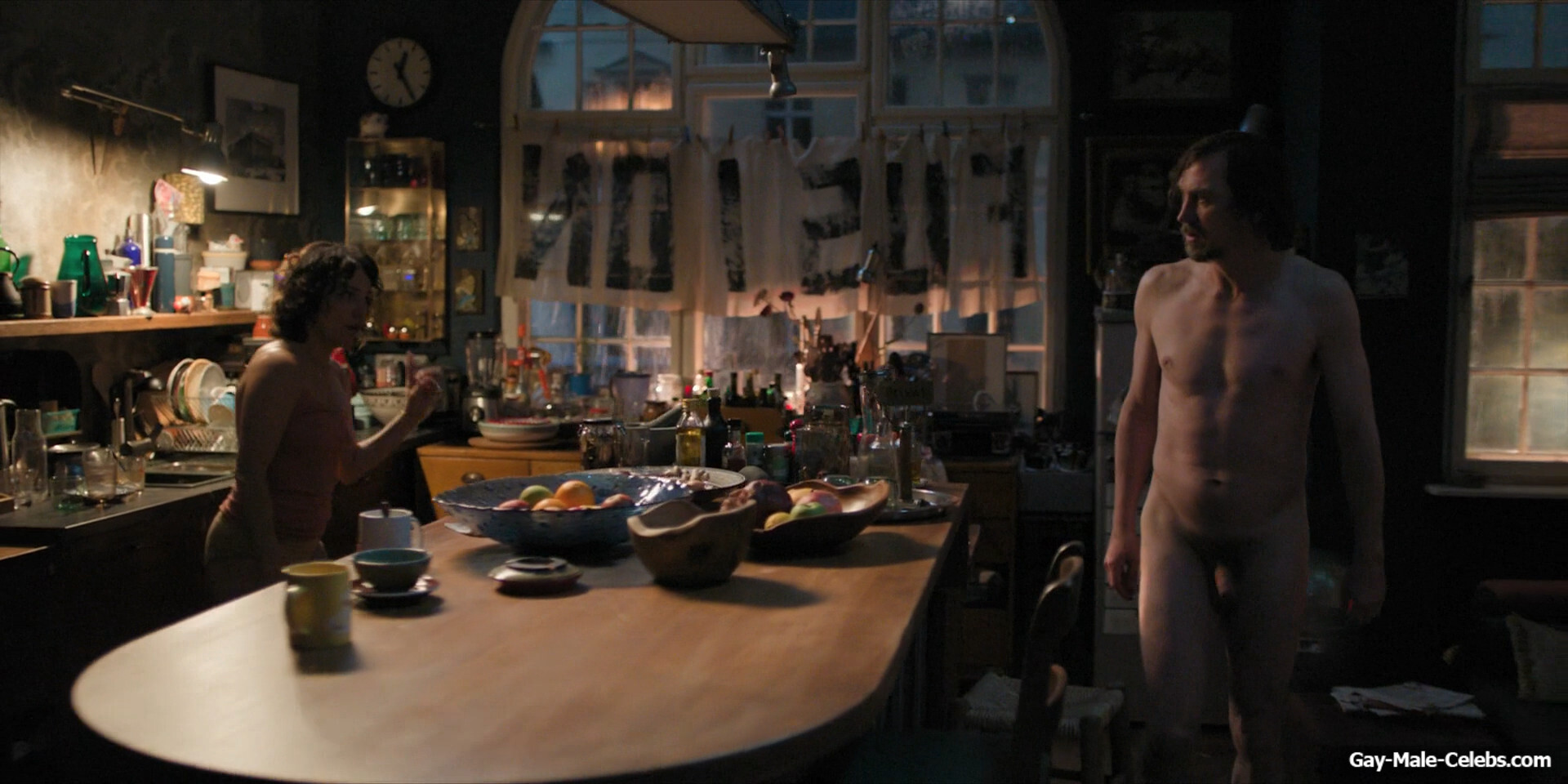 Lars Eidinger Frontal Nude in The Light