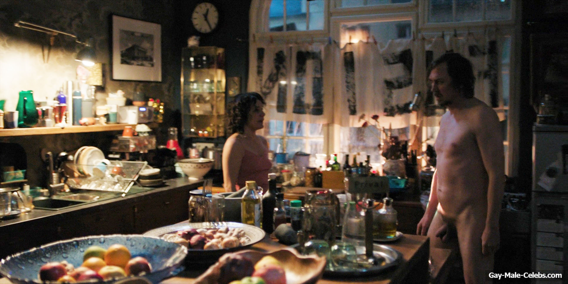 Lars Eidinger Frontal Nude in The Light