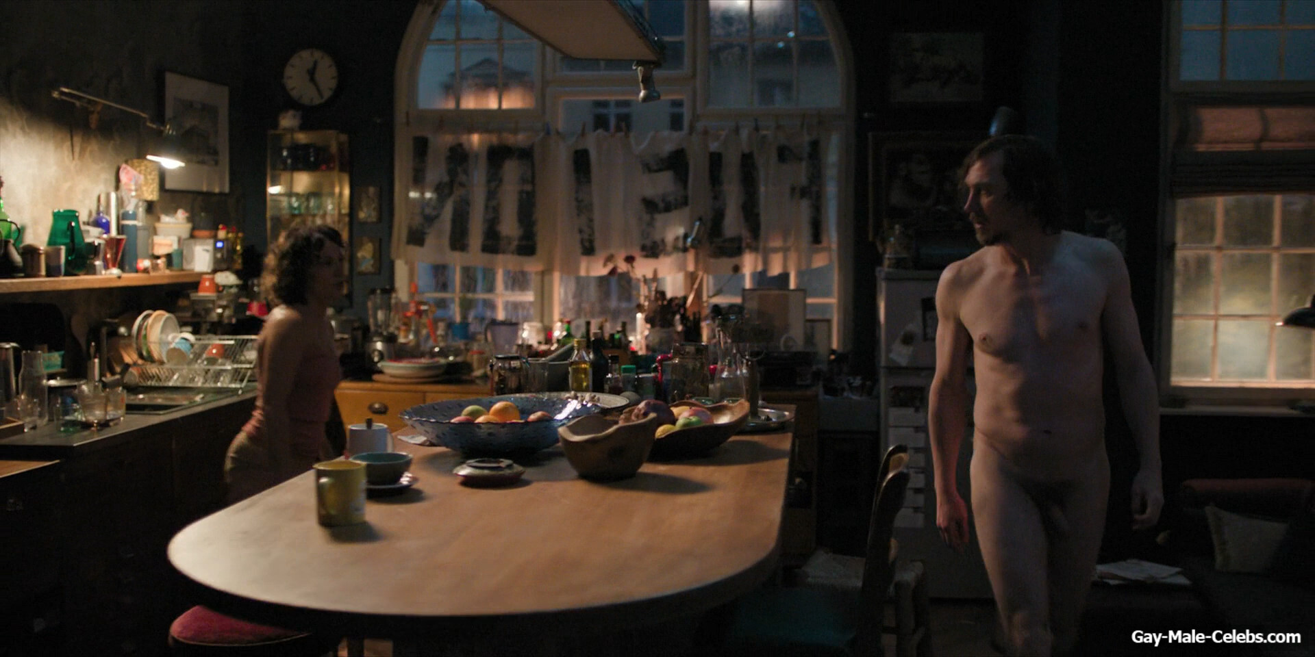 Lars Eidinger Frontal Nude in The Light