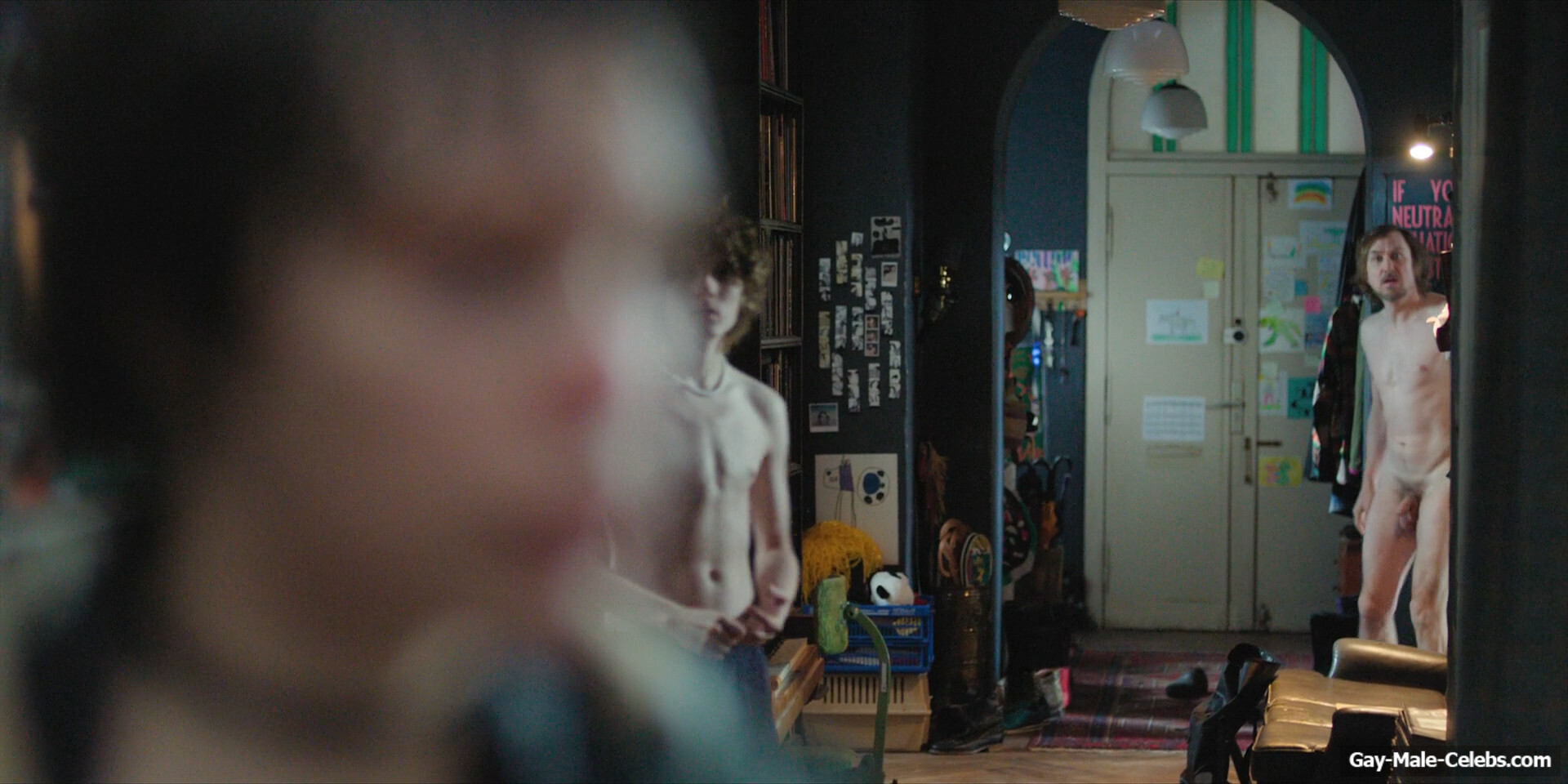 Lars Eidinger Frontal Nude in The Light