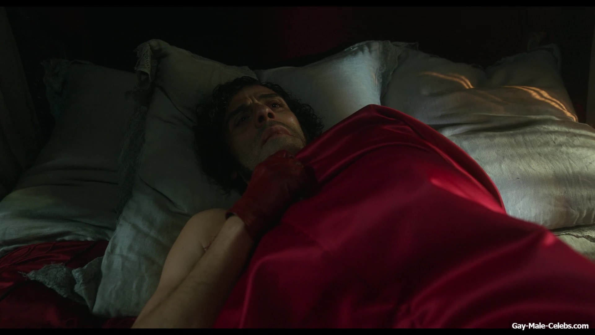 Oscar Isaac nude in Frankenstein