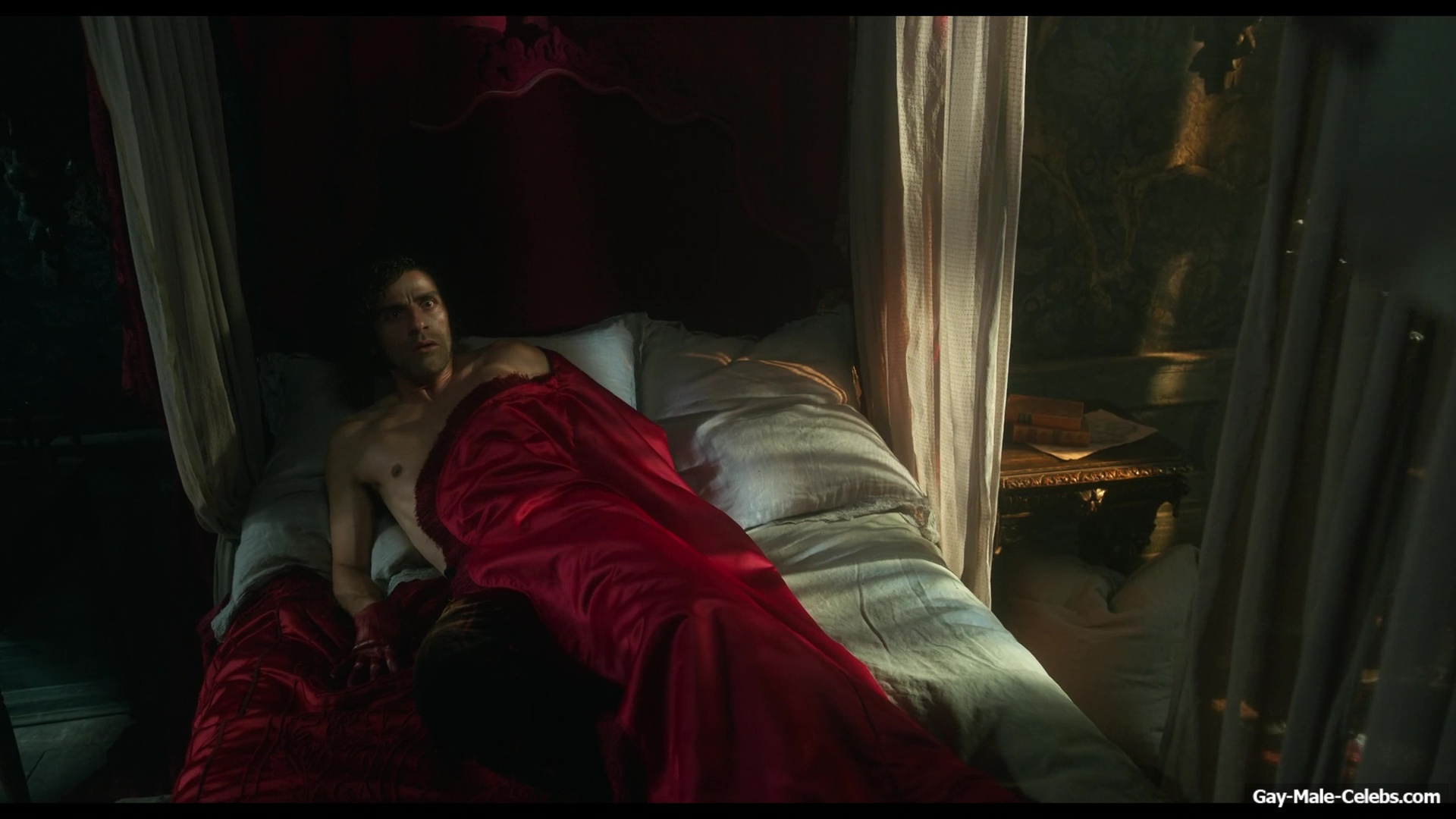 Oscar Isaac nude in Frankenstein