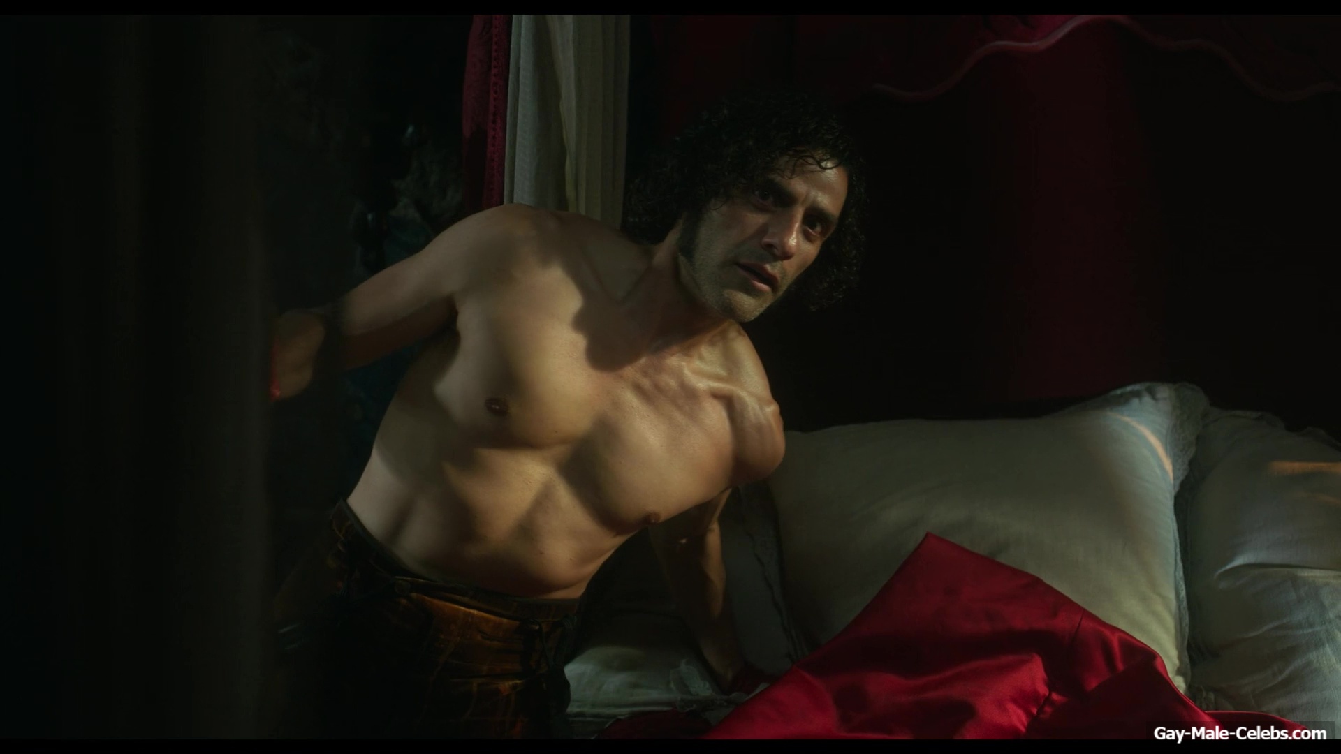Oscar Isaac nude in Frankenstein
