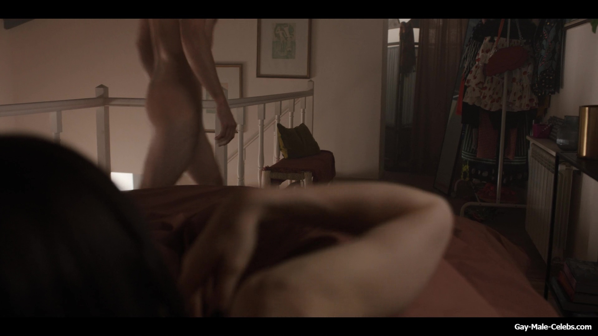 Eugenio Franceschini nude in Emily in Paris