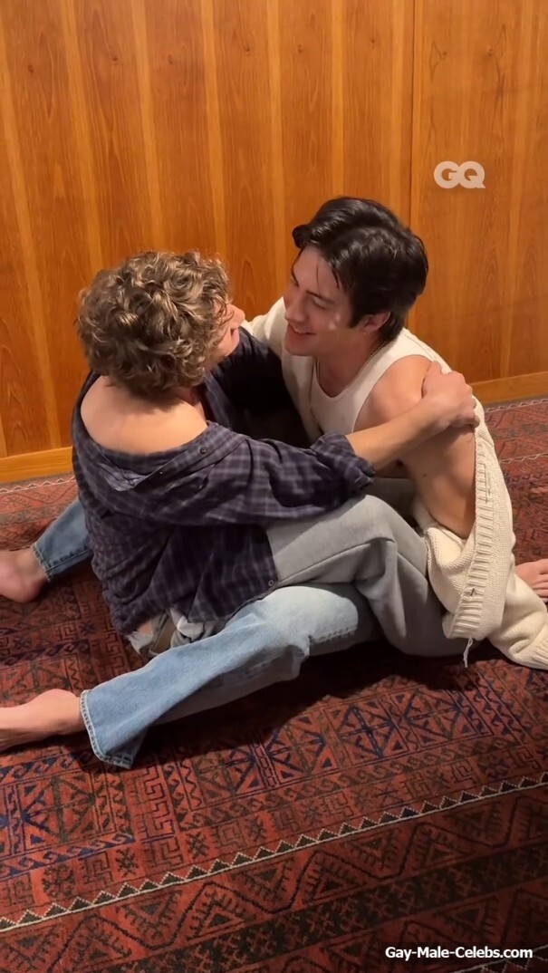 Hudson Williams and Connor Storrie nude for GQ