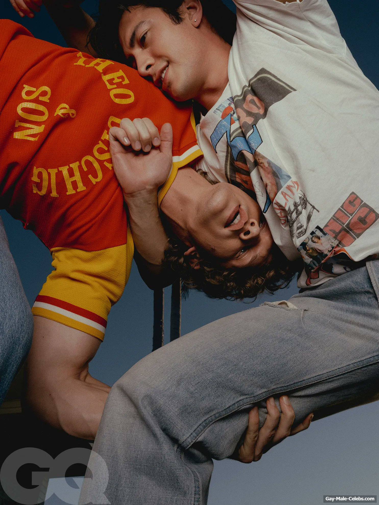 Hudson Williams and Connor Storrie nude for GQ