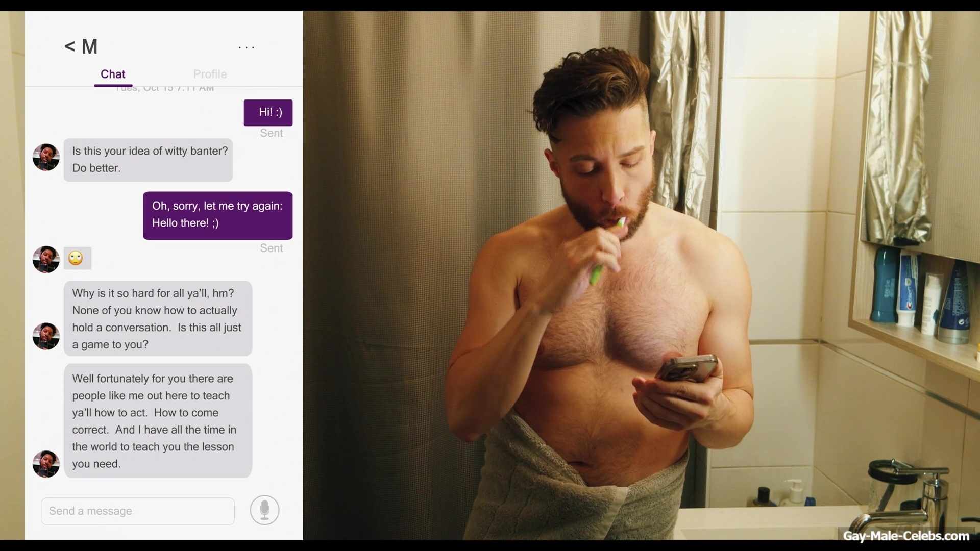 Jack Tracy nude scenes