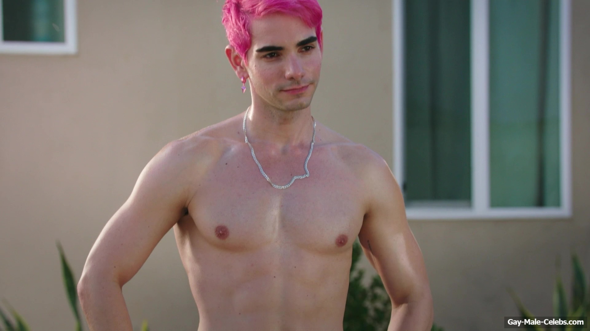 Jason Caceres shirtless