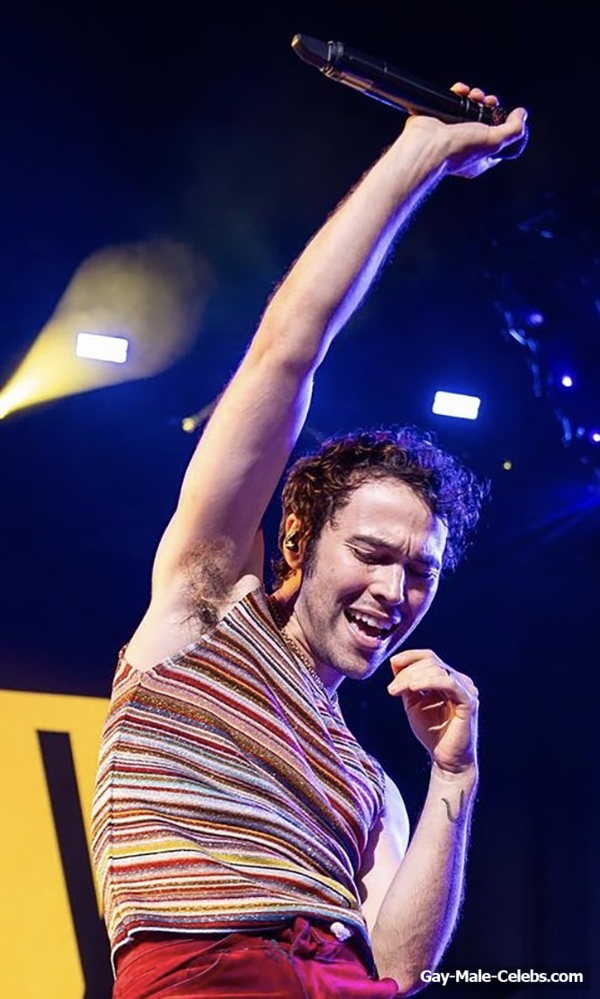 Max Schneider shirtless