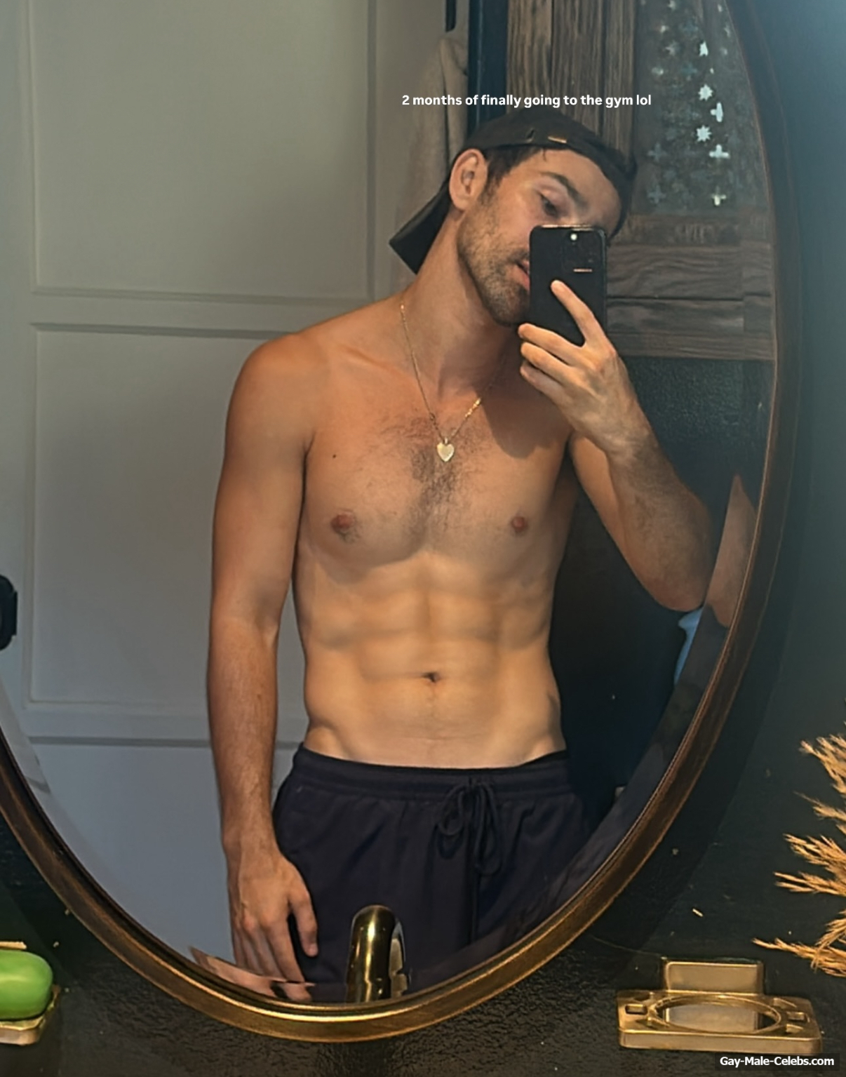 Max Schneider shirtless
