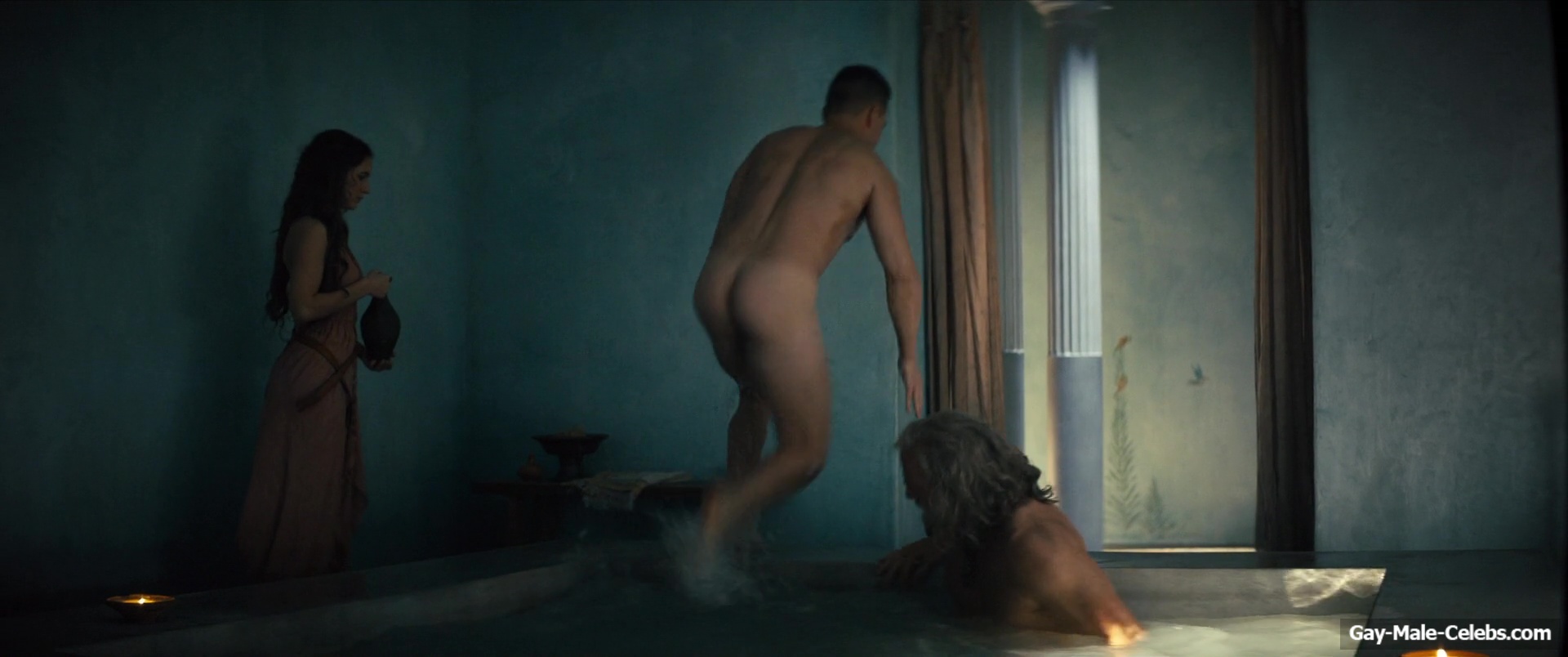 Nick E. Tarabay Gets Naked in Spartacus House Of Ashur 1-02