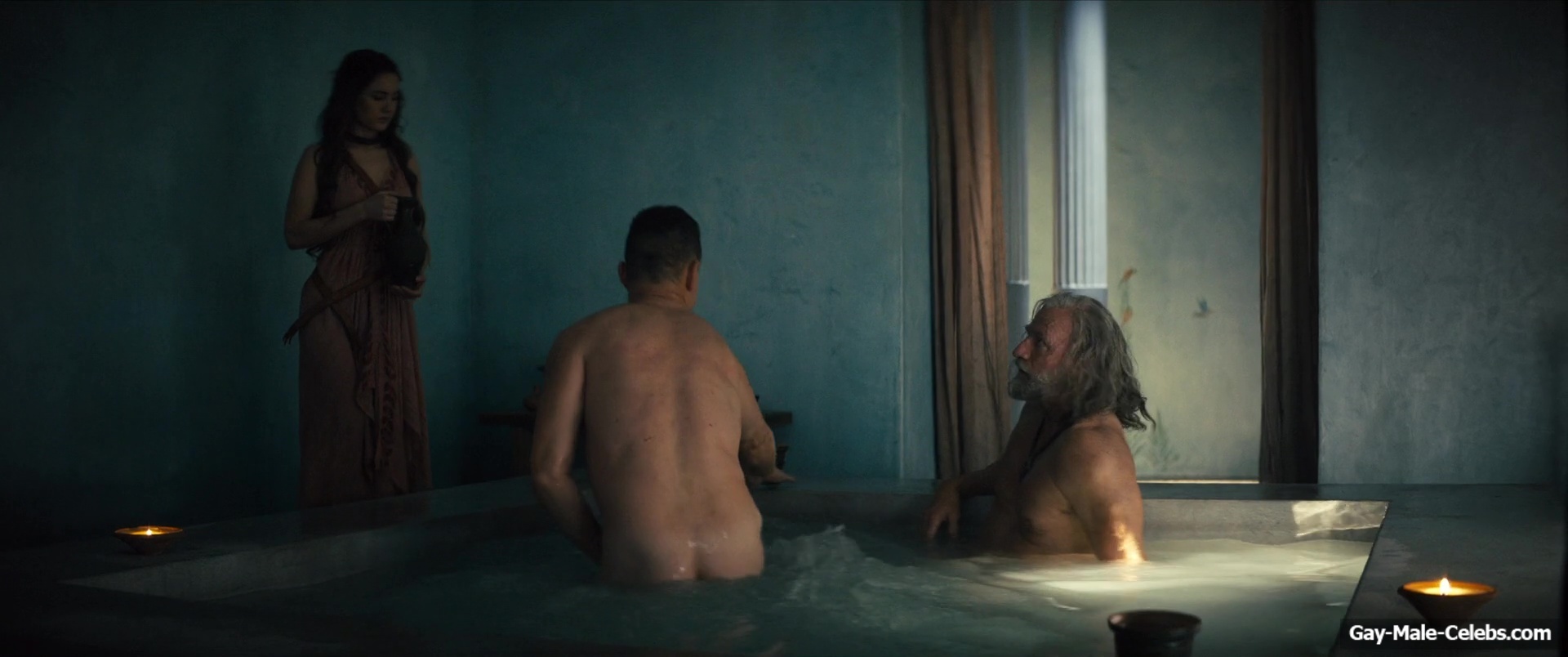 Nick E Tarabay naked in Spartacus House Of Ashur