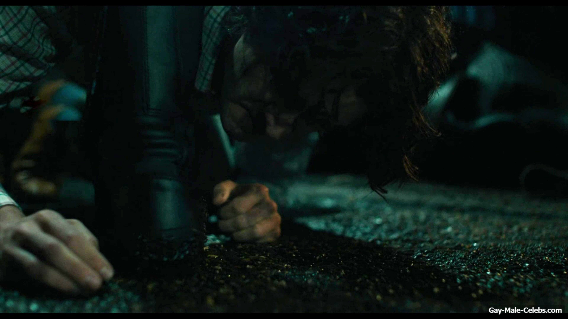 Alexander Skarsgard and Harry Melling Blowjob Scene in Pillion