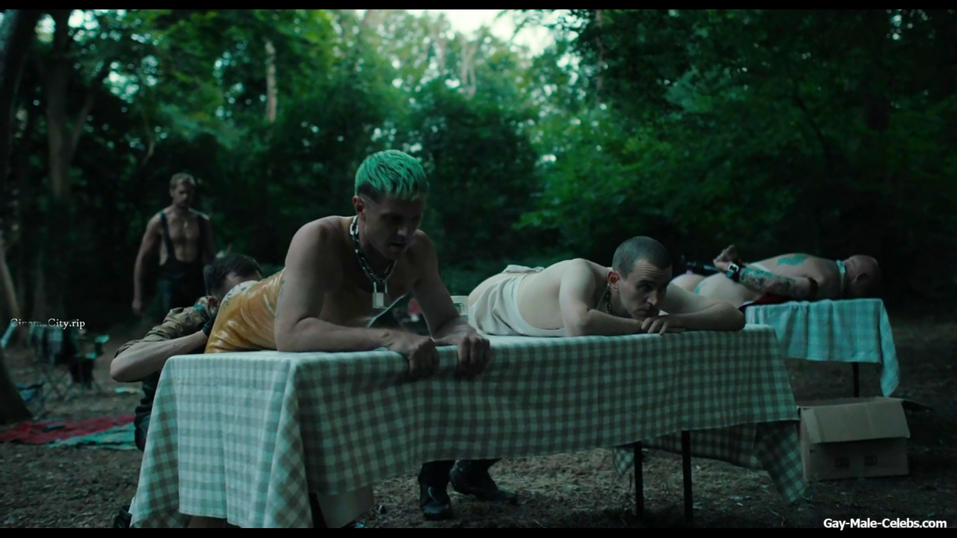 Alexander Skarsgrd and Harry Melling Nude And Rough Gay Sex in Pillion