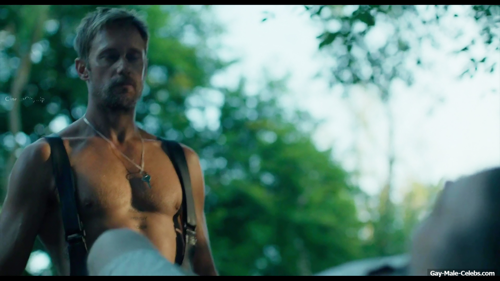 Alexander Skarsgrd and Harry Melling Nude And Rough Gay Sex in Pillion