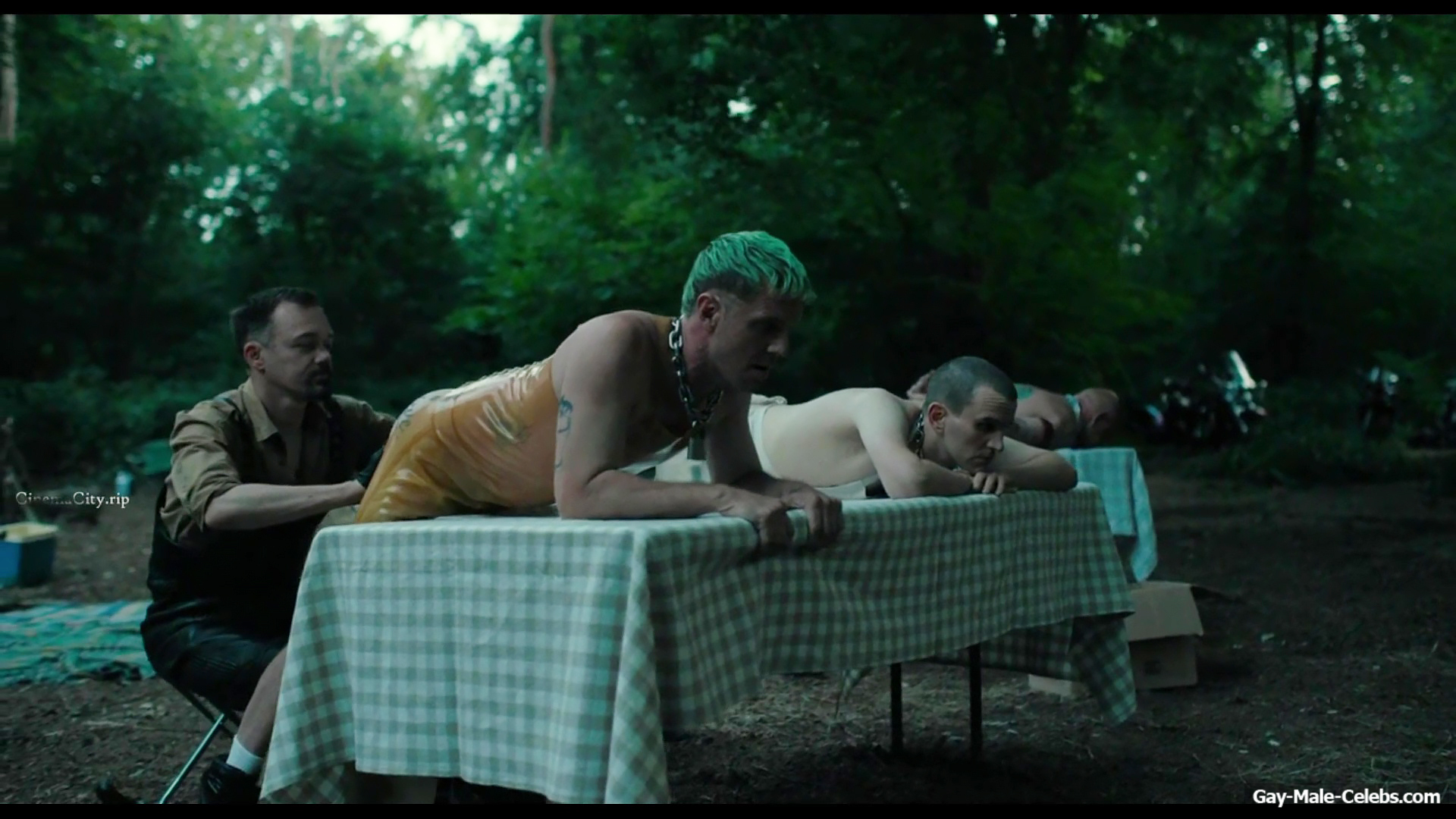 Alexander Skarsgrd and Harry Melling Nude And Rough Gay Sex in Pillion