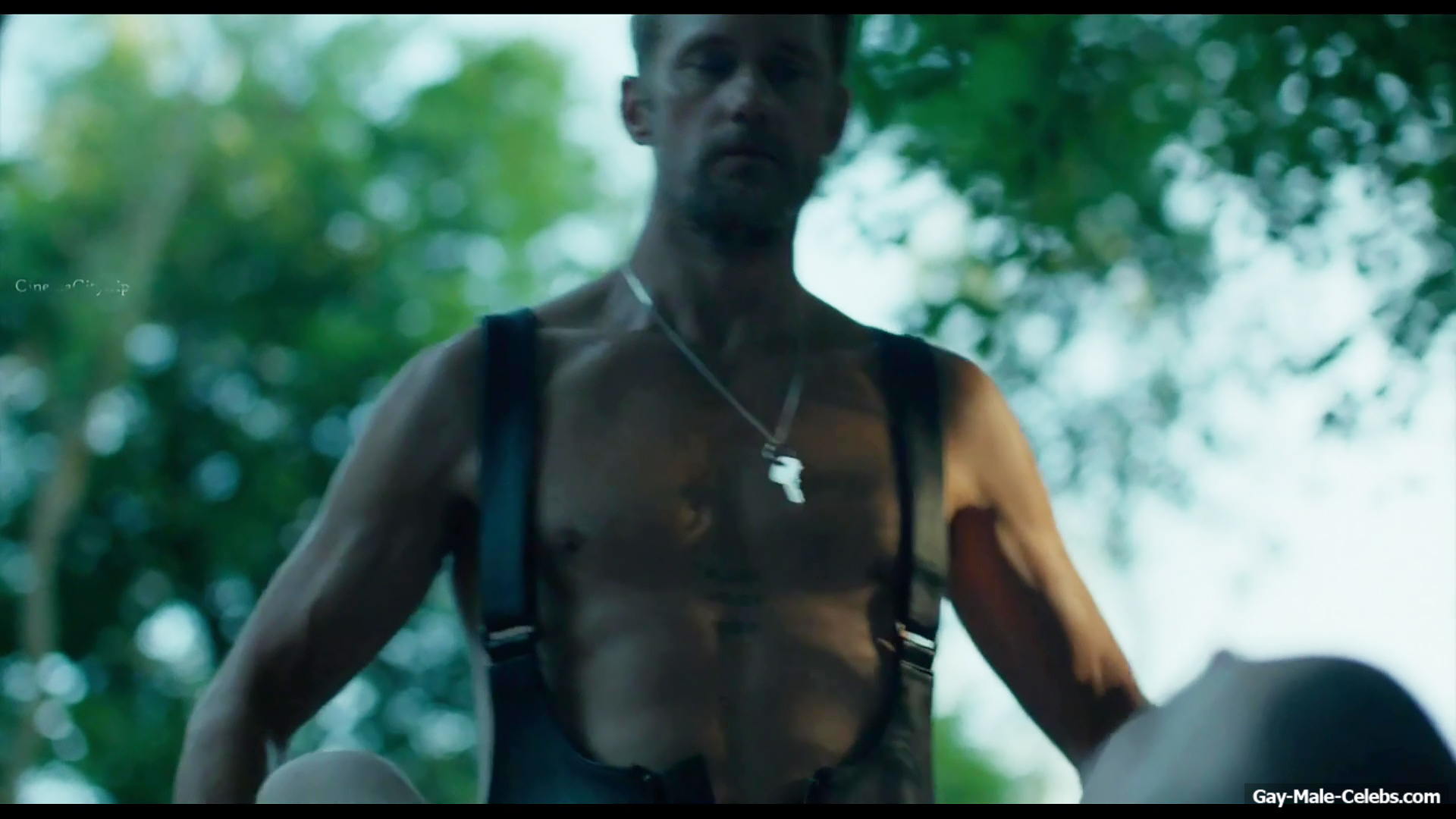 Alexander Skarsgrd and Harry Melling Nude And Rough Gay Sex in Pillion