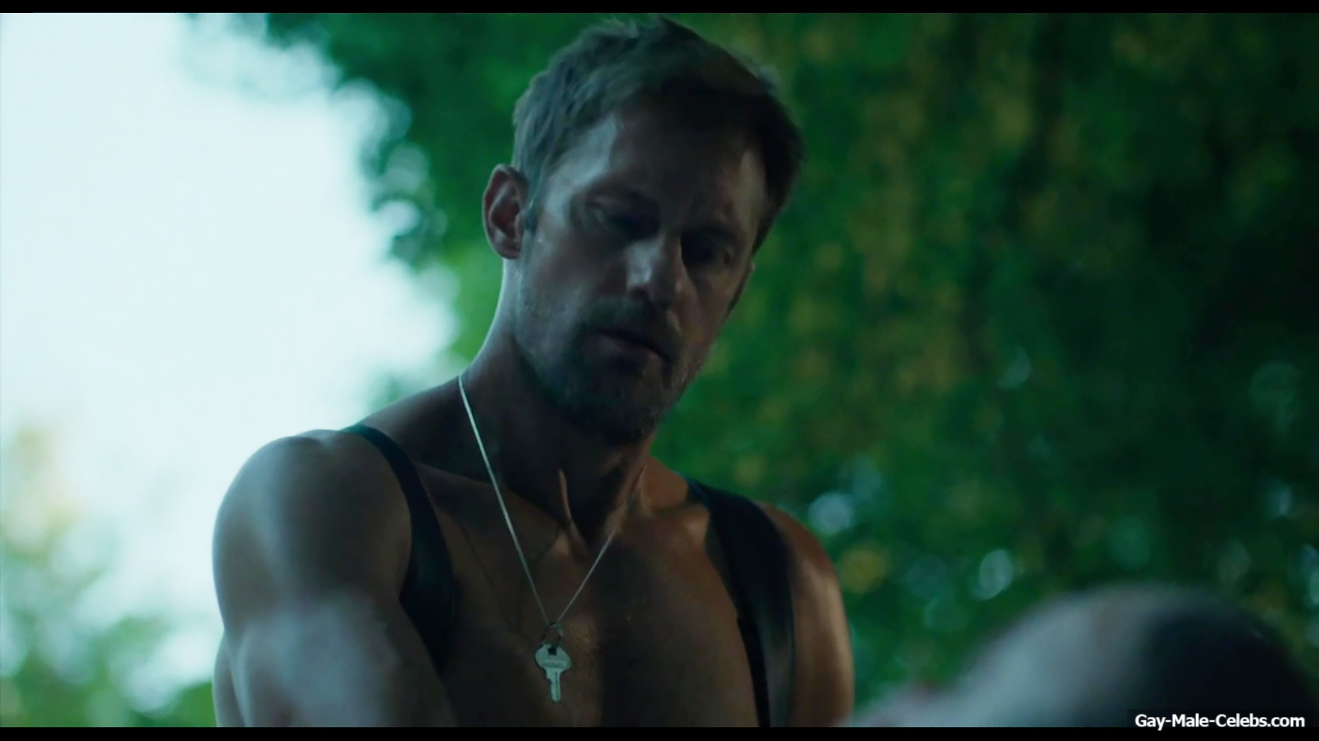 Alexander Skarsgrd and Harry Melling Nude And Rough Gay Sex in Pillion