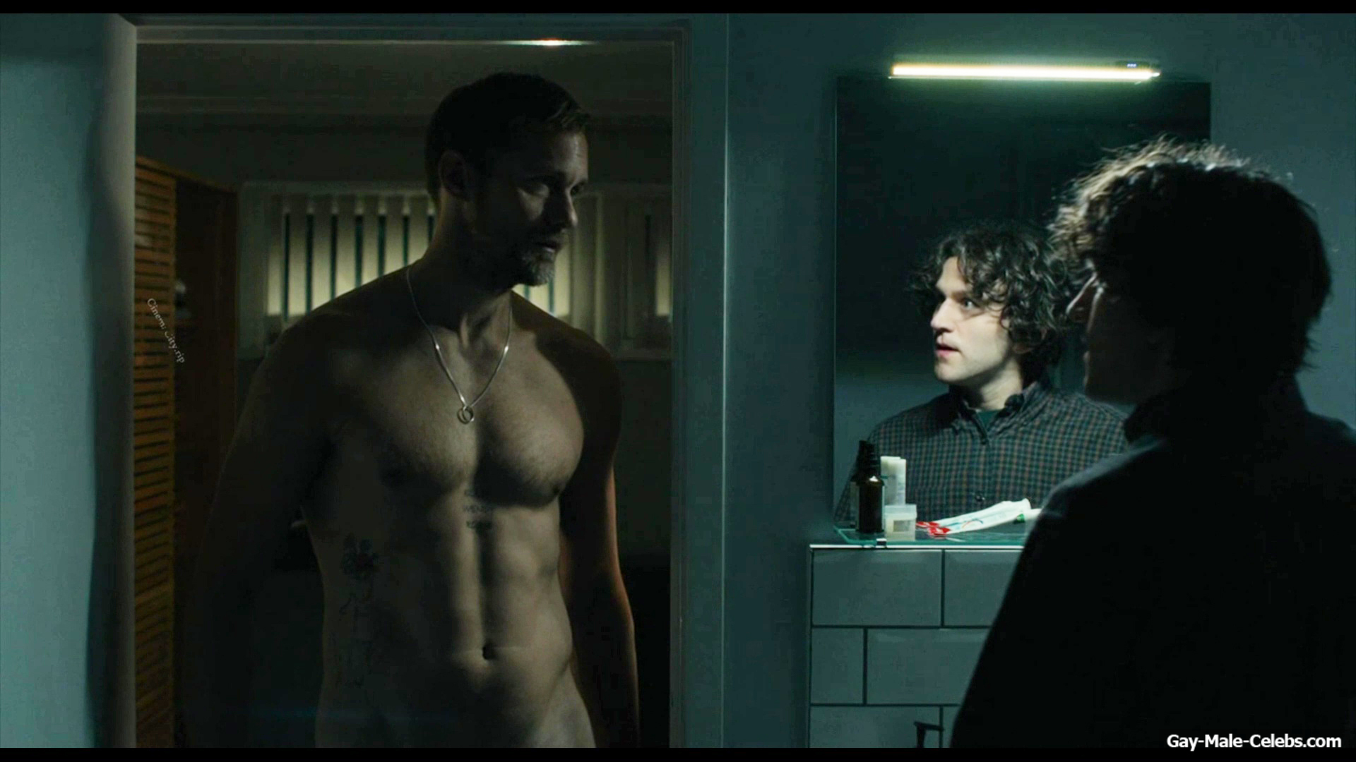 Alexander Skarsgård Nude & Underwear Scenes in Pillion