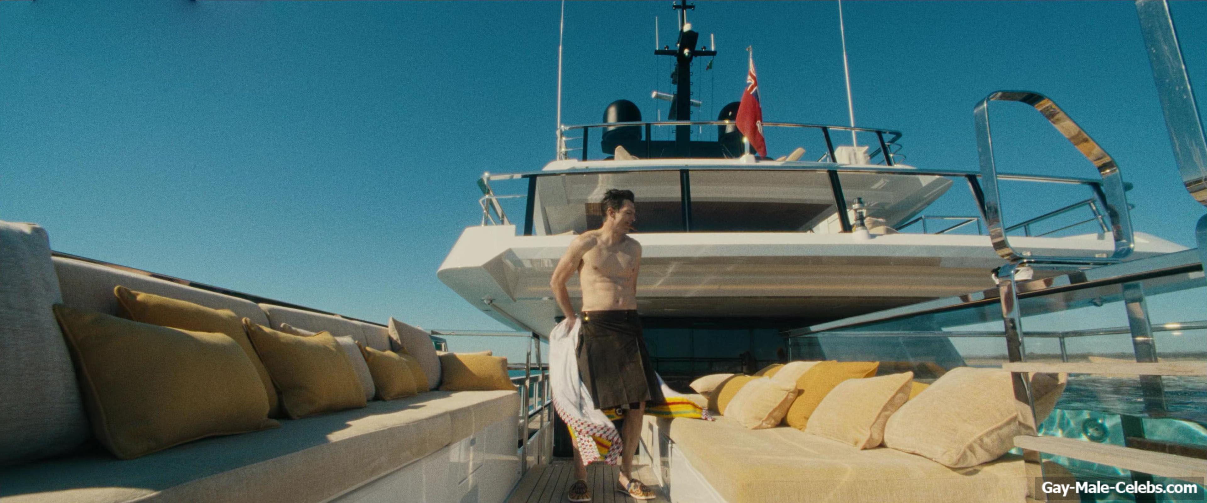 Ashton Kutcher Shirtless Bulge in The Beauty