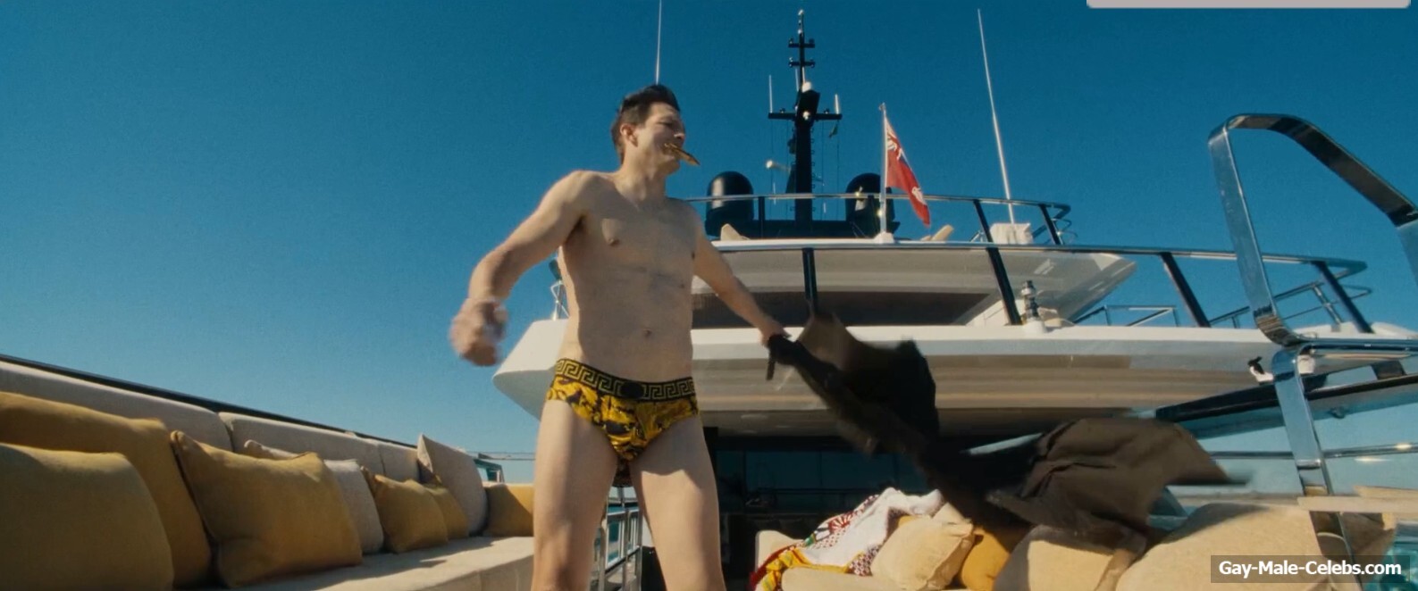 Ashton Kutcher Shirtless Bulge in The Beauty