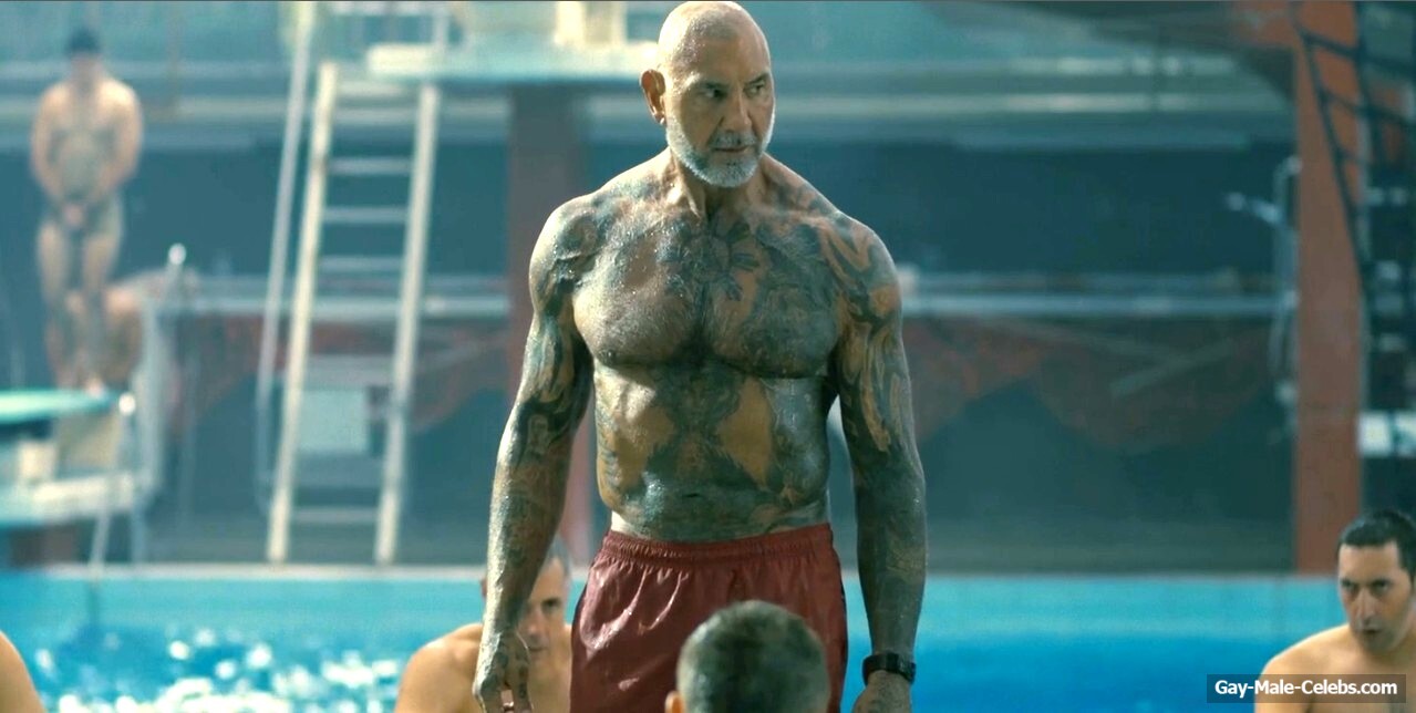 Dave Bautista nude muscle torso