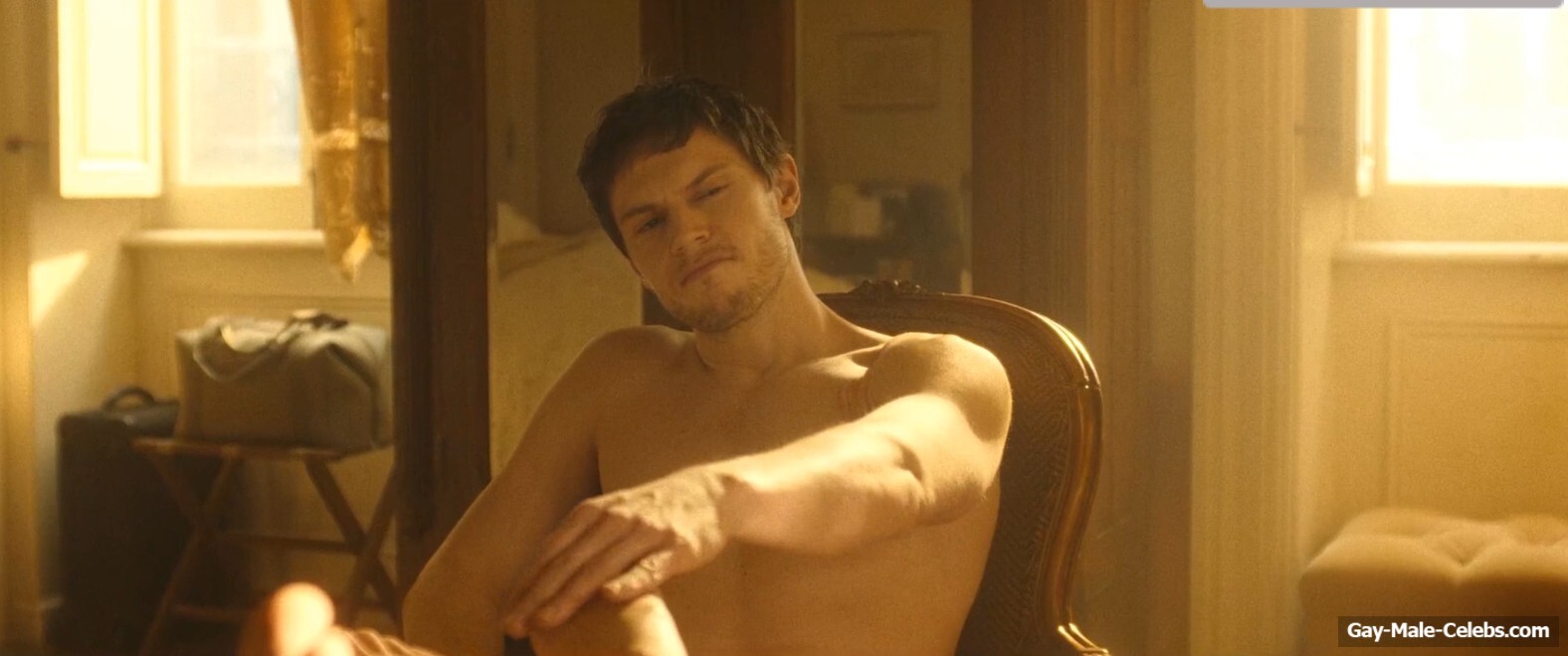 Evan Peters nude in The Beauty