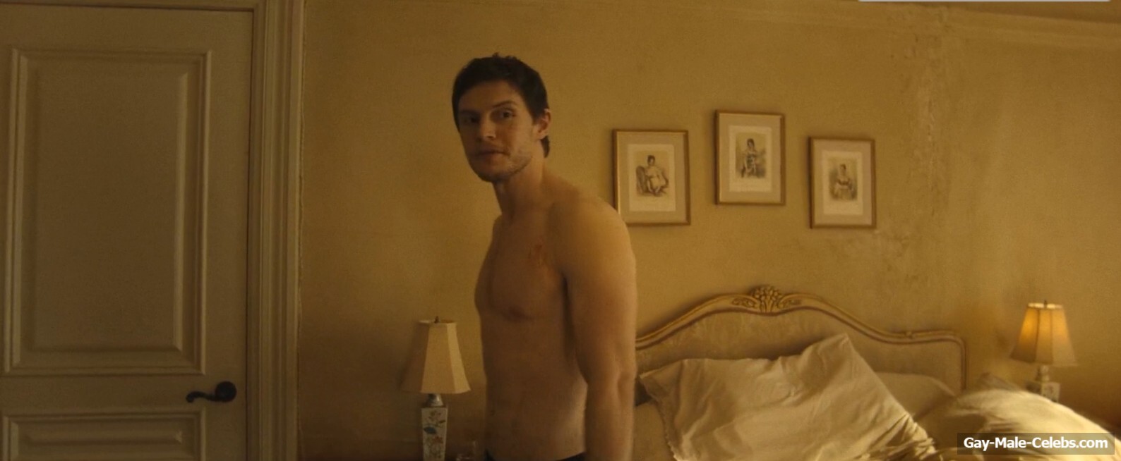 Evan Peters nude in The Beauty