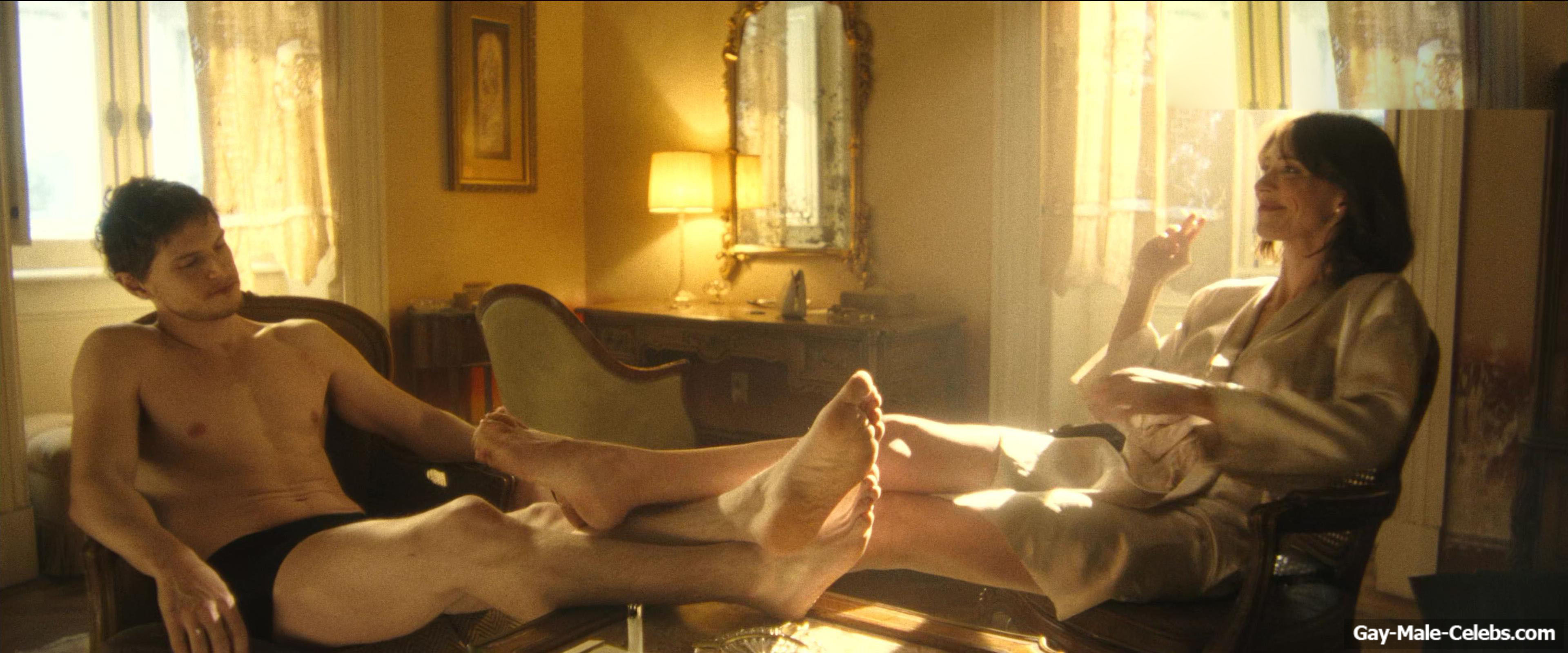 Evan Peters nude in The Beauty