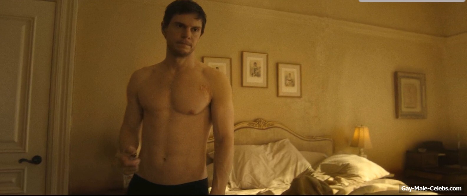 Evan Peters nude in The Beauty