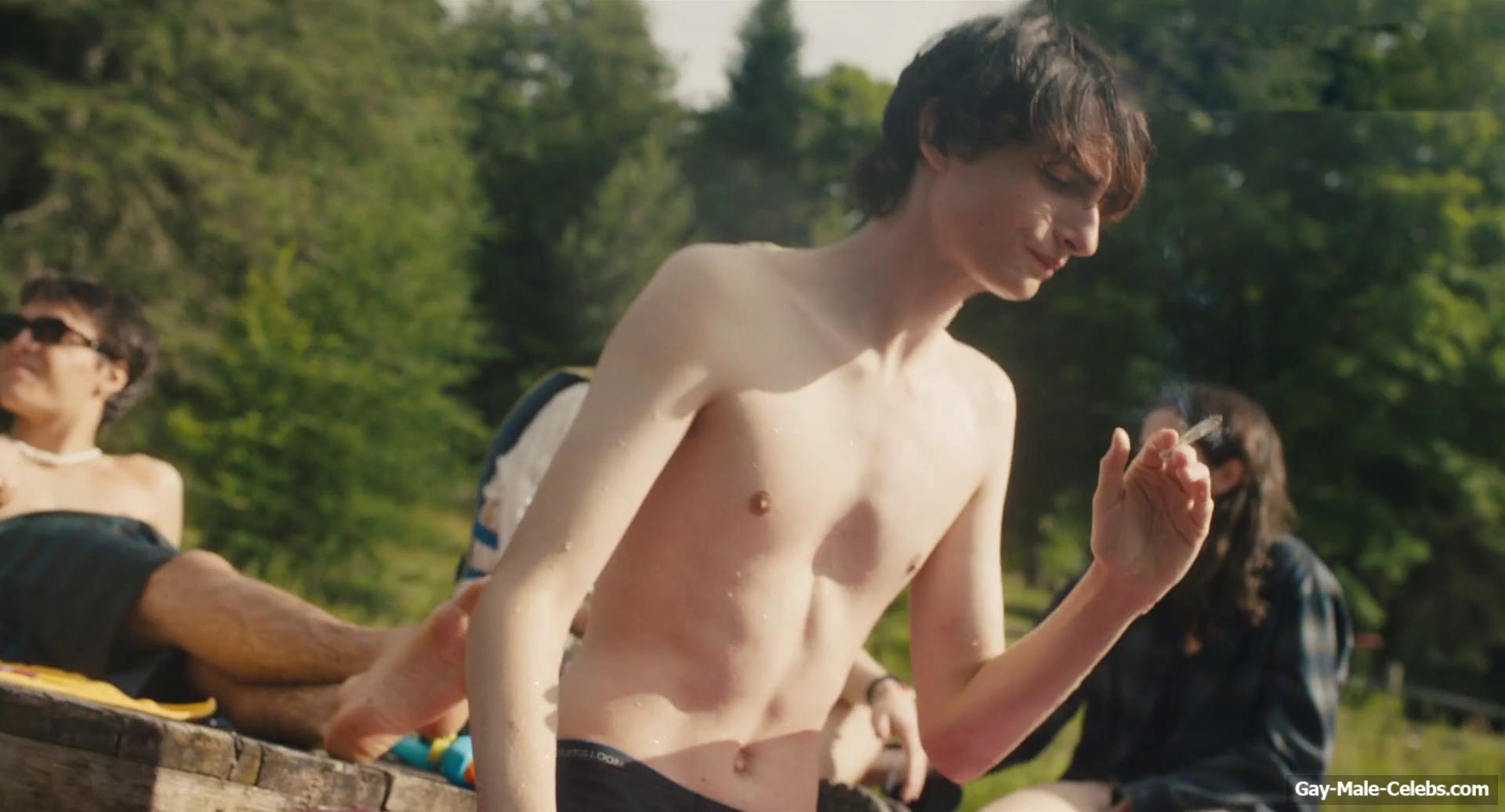 Finn Wolfhard nude in Hell Of A Summer